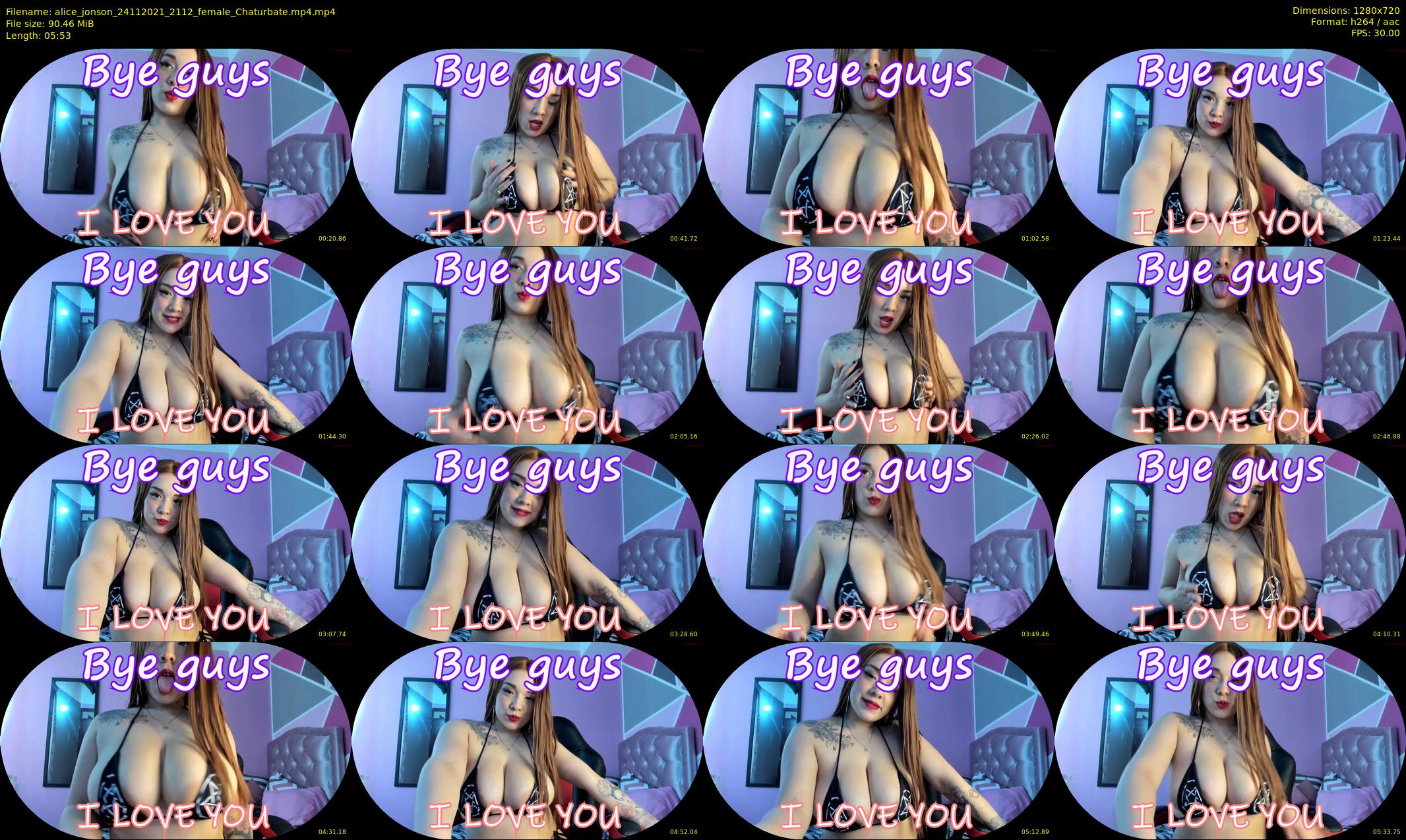 alice_jonson — 6 minute Chaturbate female cam show recording, 720p, Nov 24, 2021