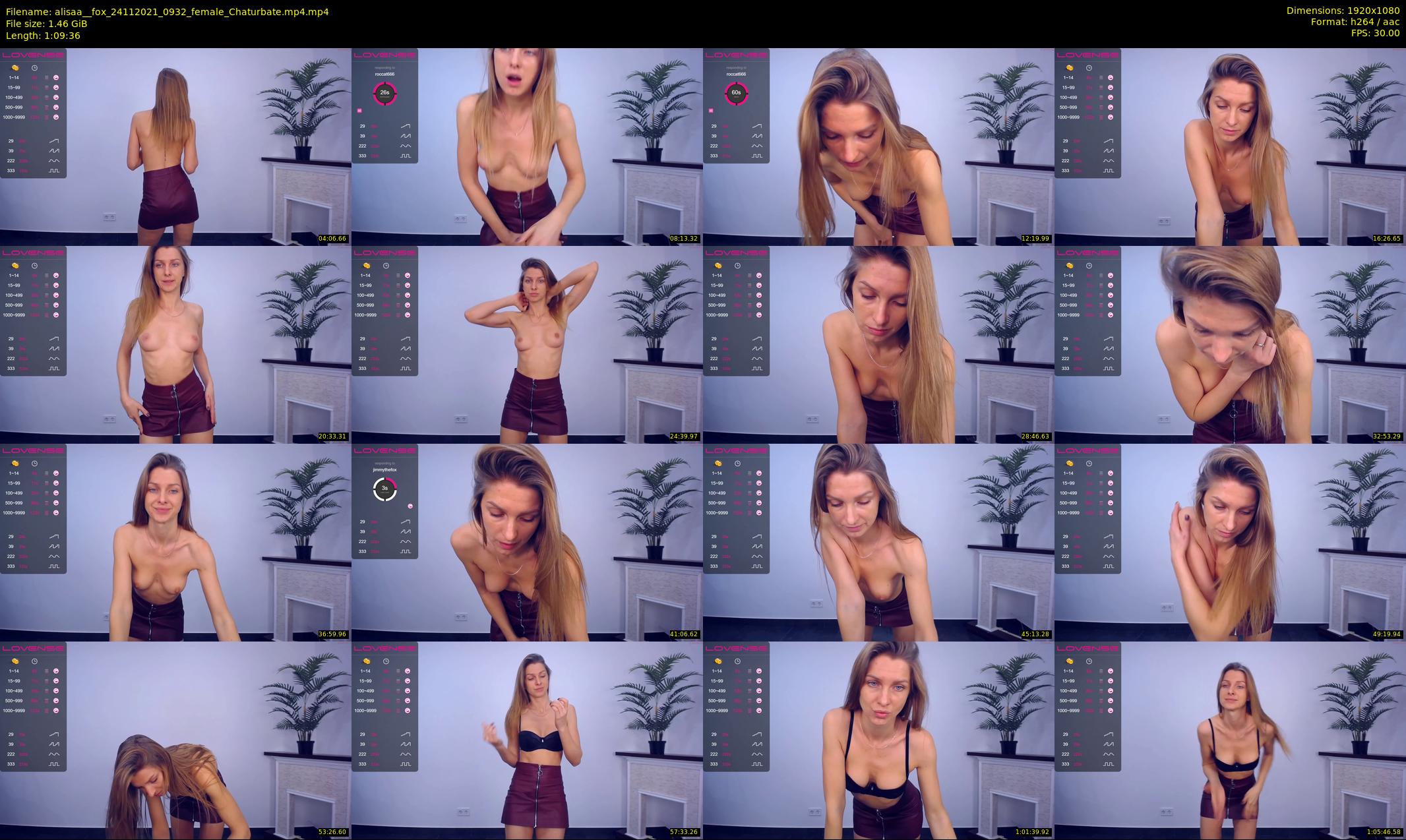 alisaa__fox — 70 minute Chaturbate female cam show recording, 1080p, Nov 24, 2021