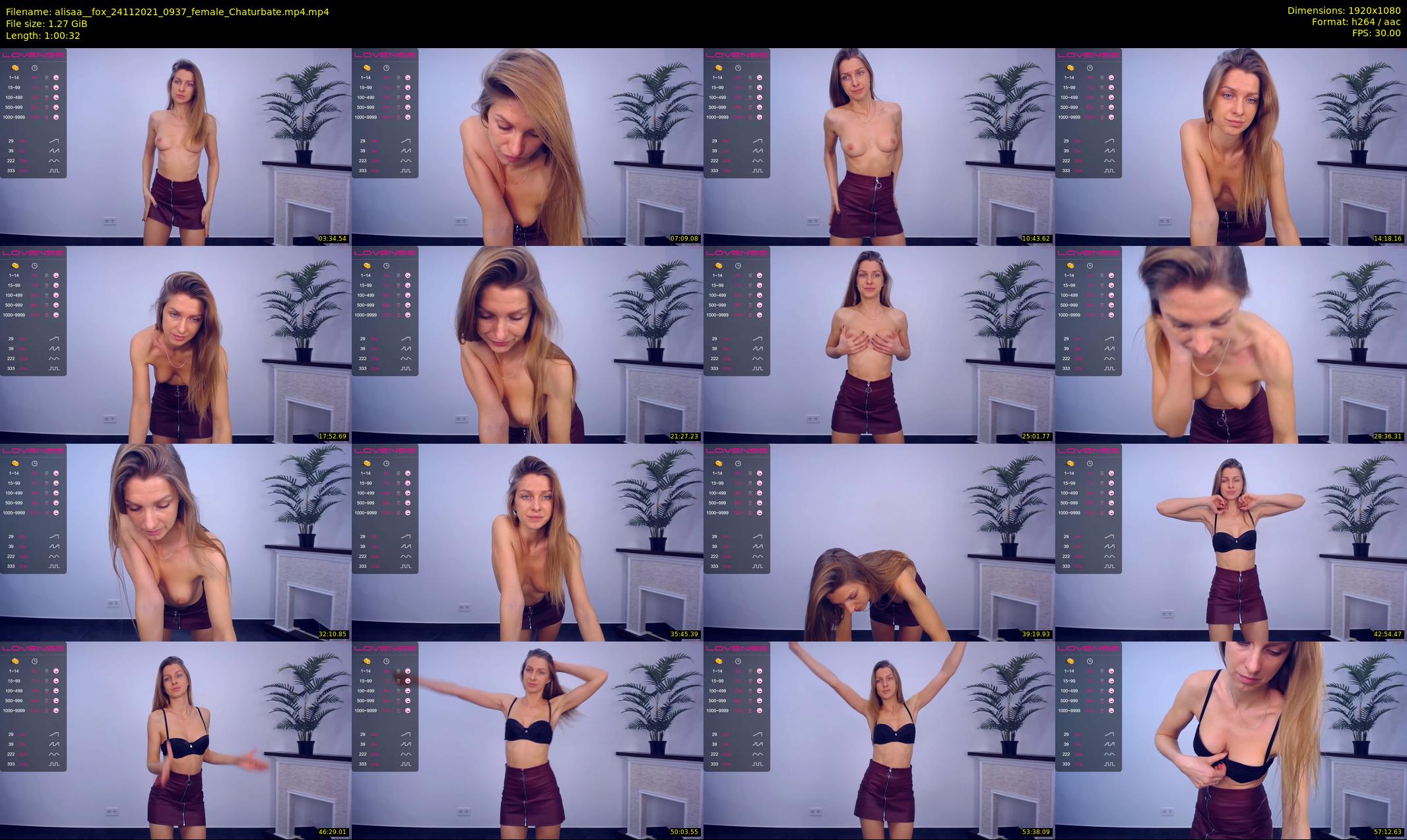 alisaa__fox — 61 minute Chaturbate female cam show recording, 1080p, Nov 24, 2021
