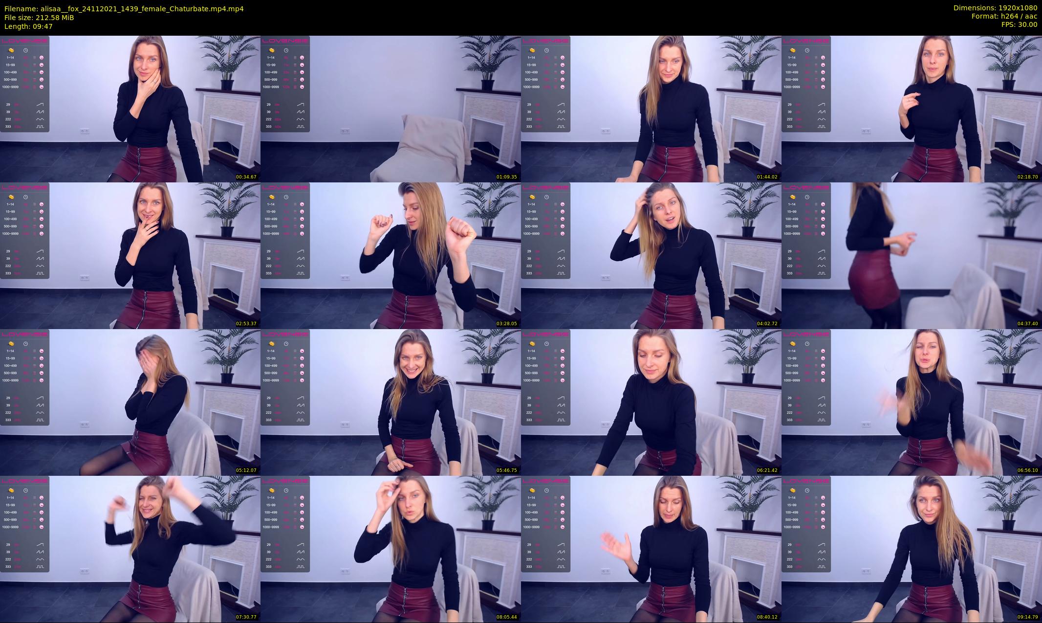 alisaa__fox — 10 minute Chaturbate female cam show recording, 1080p, Nov 24, 2021