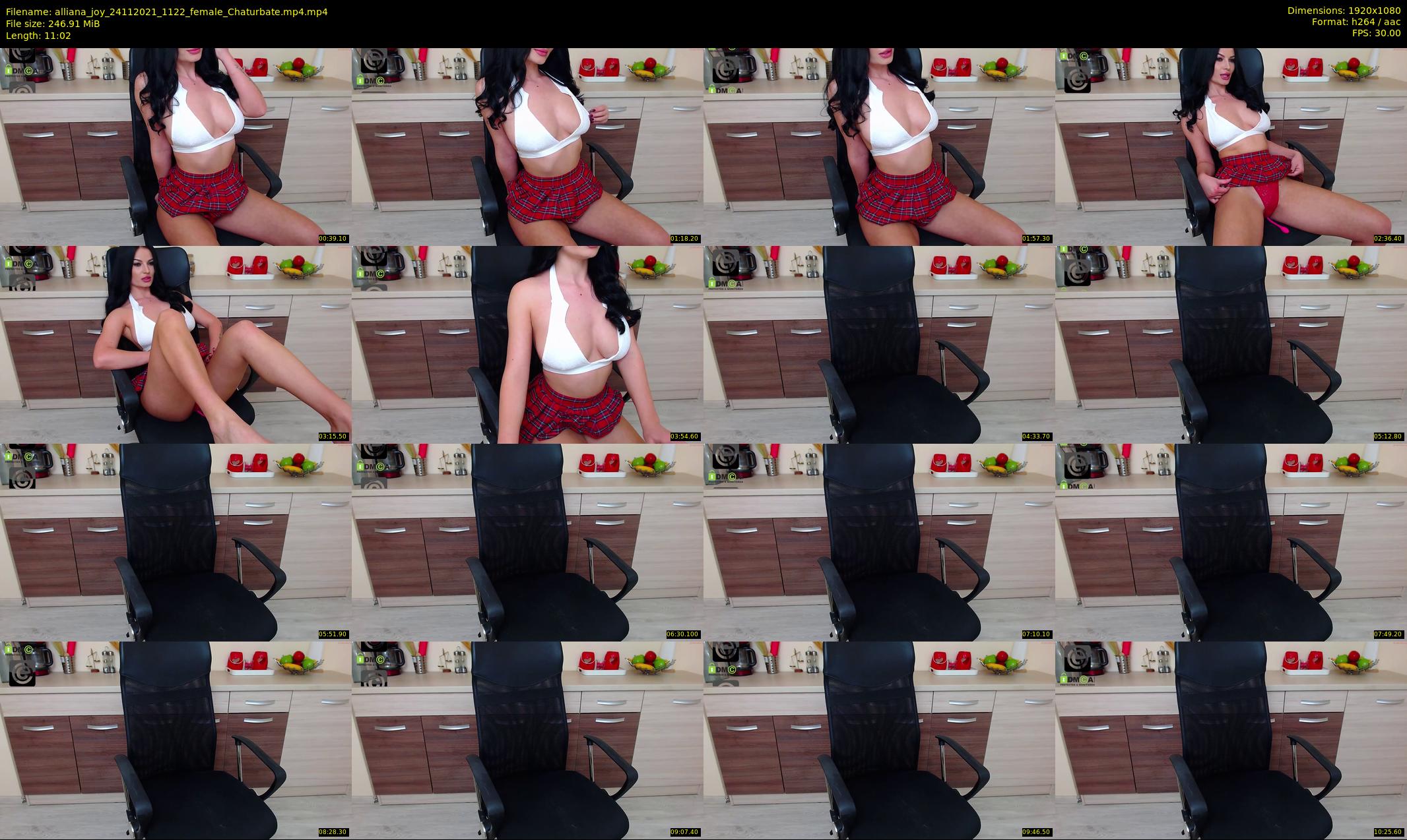 alliana_joy — 12 minute Chaturbate female cam show recording, 1080p, Nov 24, 2021