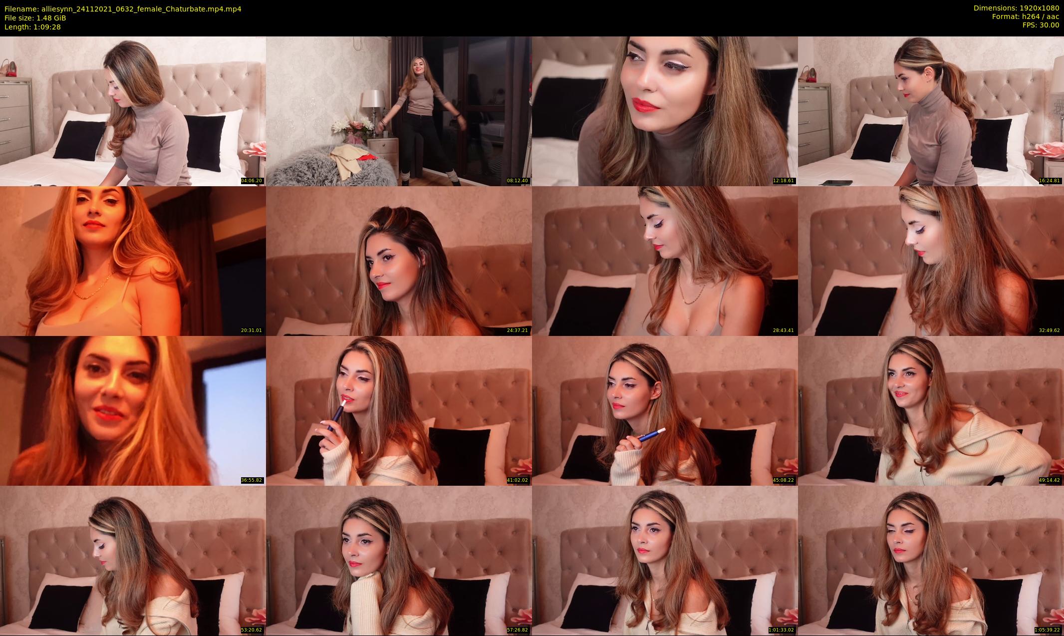 alliesynn — 70 minute Chaturbate female cam show recording, 1080p, Nov 24, 2021