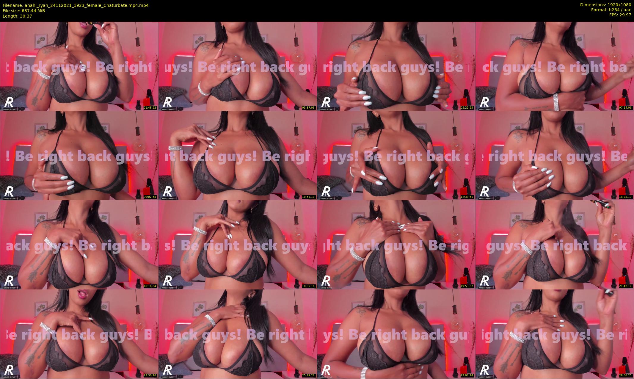 anahi_ryan — 31 minute Chaturbate female cam show recording, 1080p, Nov 24, 2021