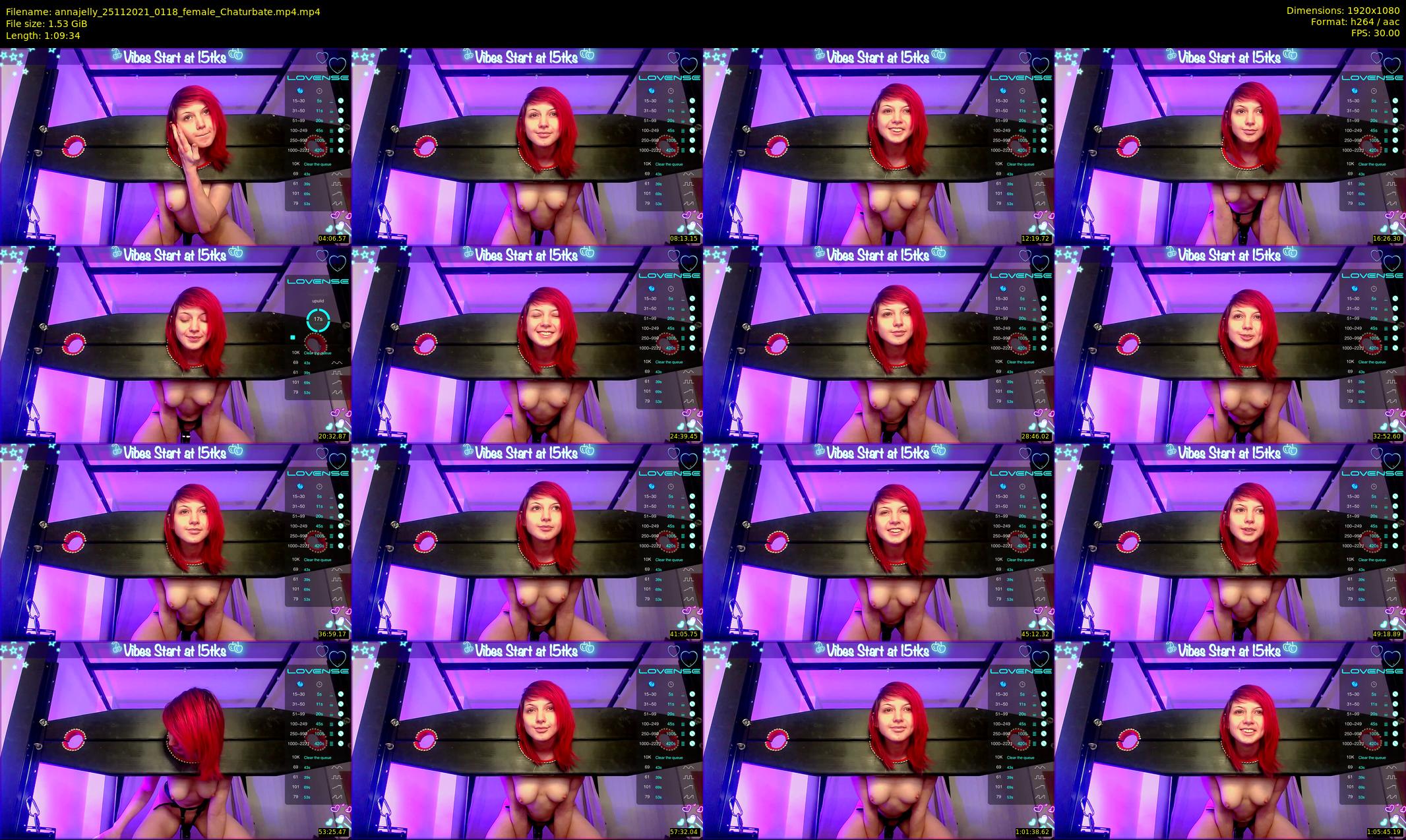annajelly — 70 minute Chaturbate couple cam show recording, 1080p, Nov 25, 2021