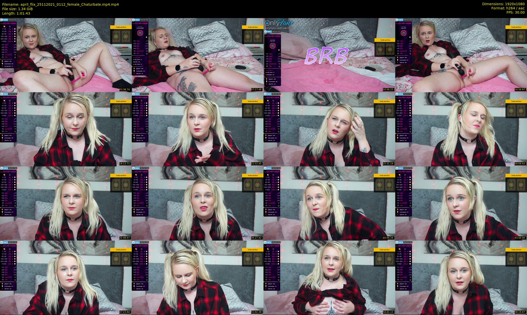 april_flix — 62 minute Chaturbate female cam show recording, 1080p, Nov 25, 2021