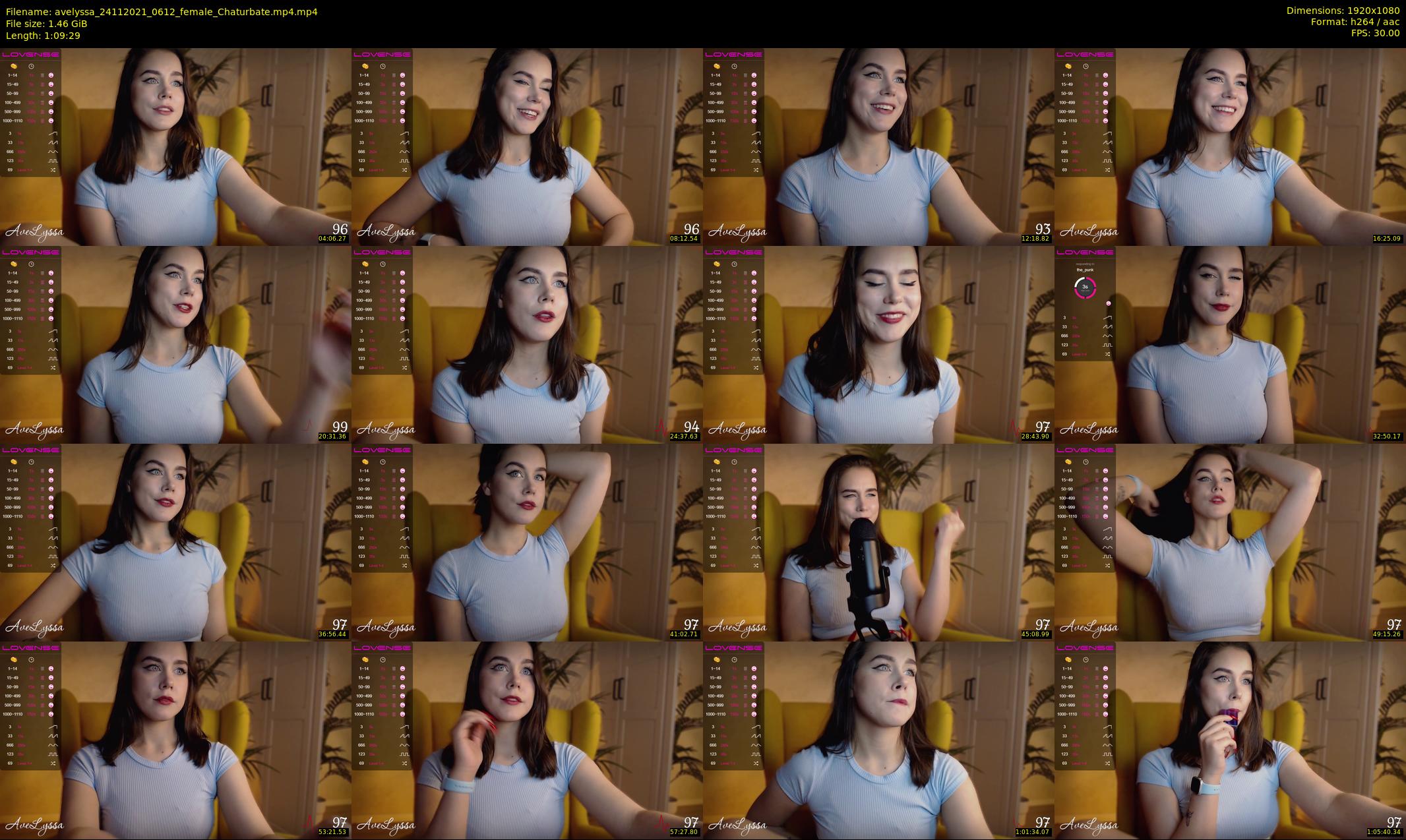 avelyssa — 70 minute Chaturbate female cam show recording, 1080p, Nov 24, 2021