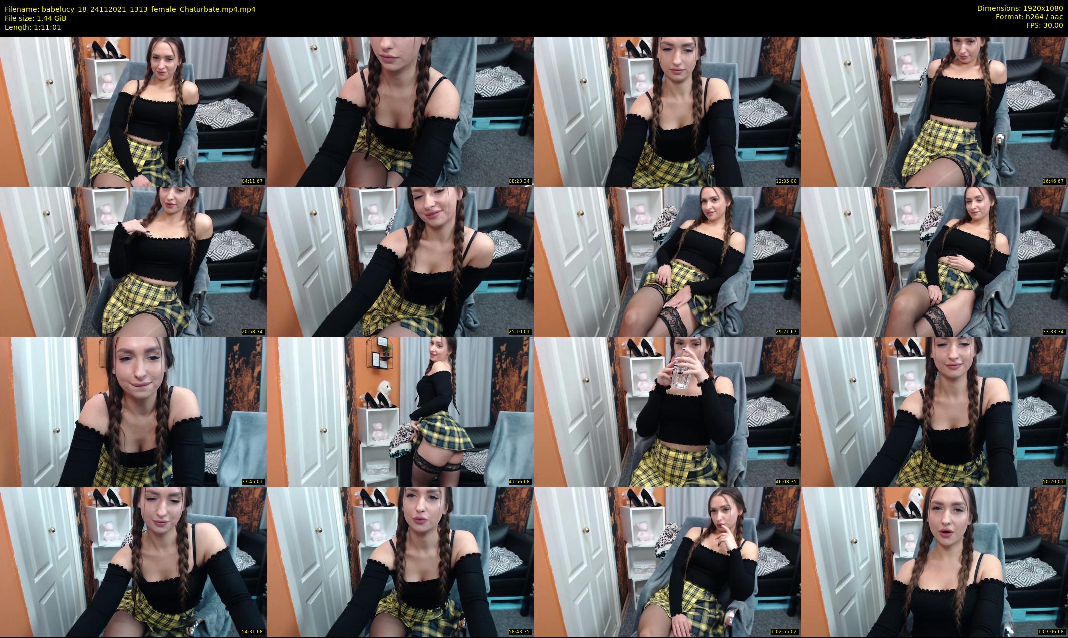 babelucy_18 — 72 minute Chaturbate female cam show recording, 1080p, Nov 24, 2021