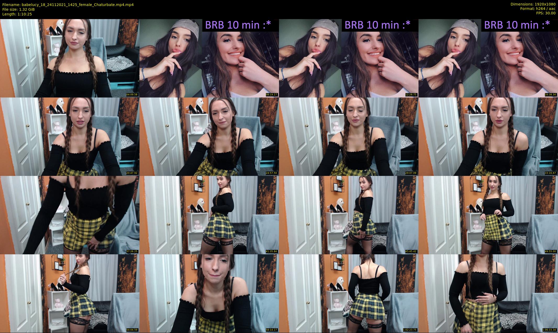 babelucy_18 — 71 minute Chaturbate female cam show recording, 1080p, Nov 24, 2021