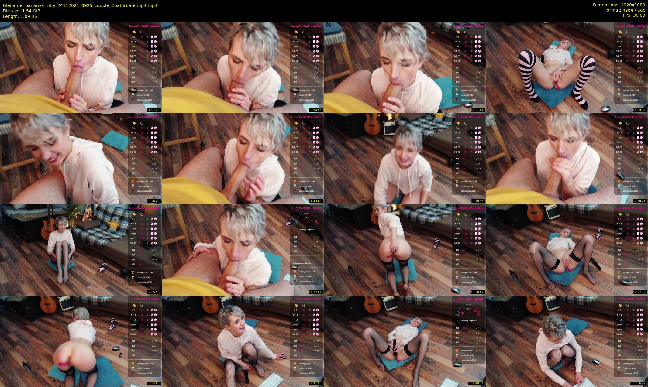 bananya_kitty — 70 minute Chaturbate couple cam show recording, 1080p, Nov 24, 2021