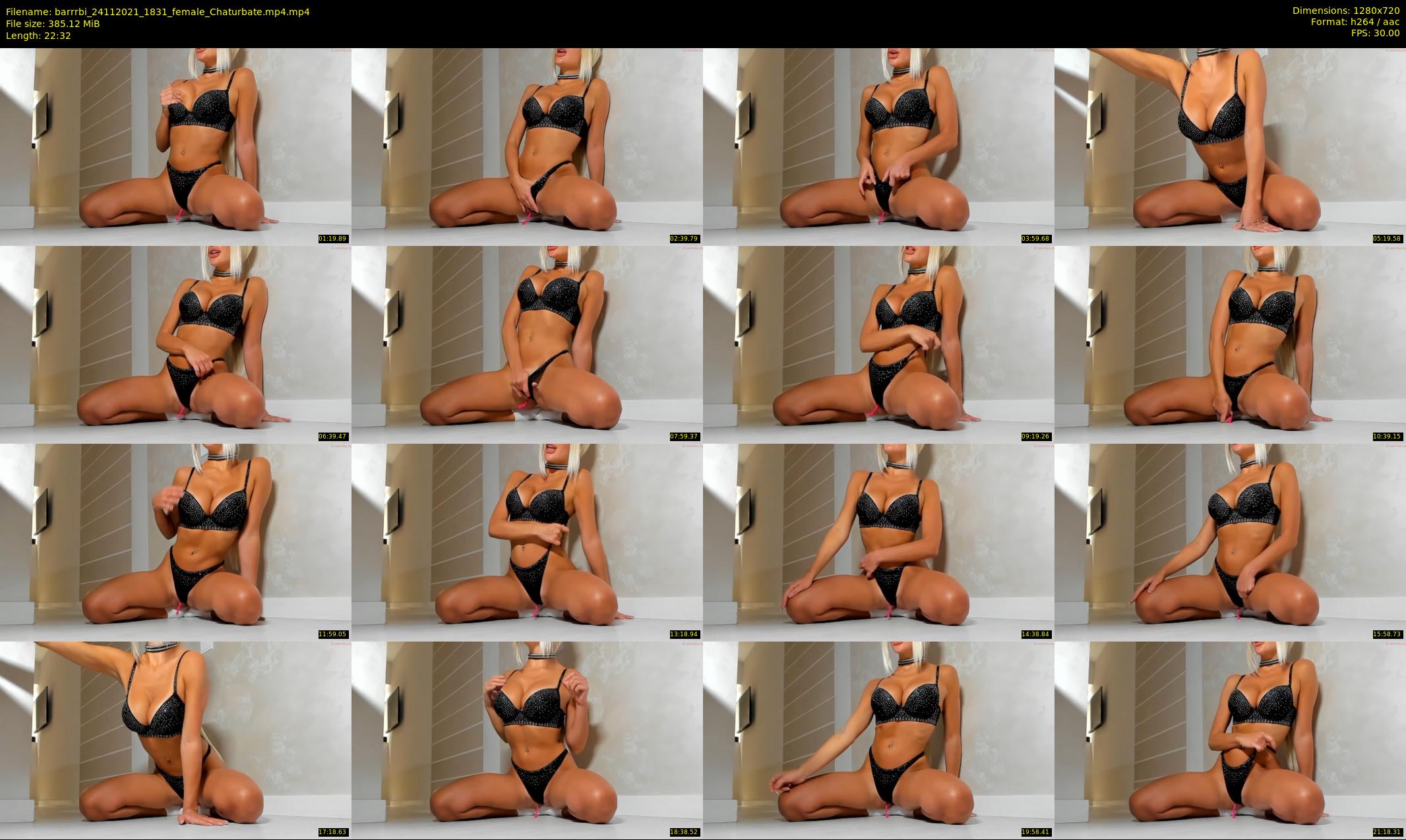 barrrbi — 23 minute Chaturbate female cam show recording, 720p, Nov 24, 2021