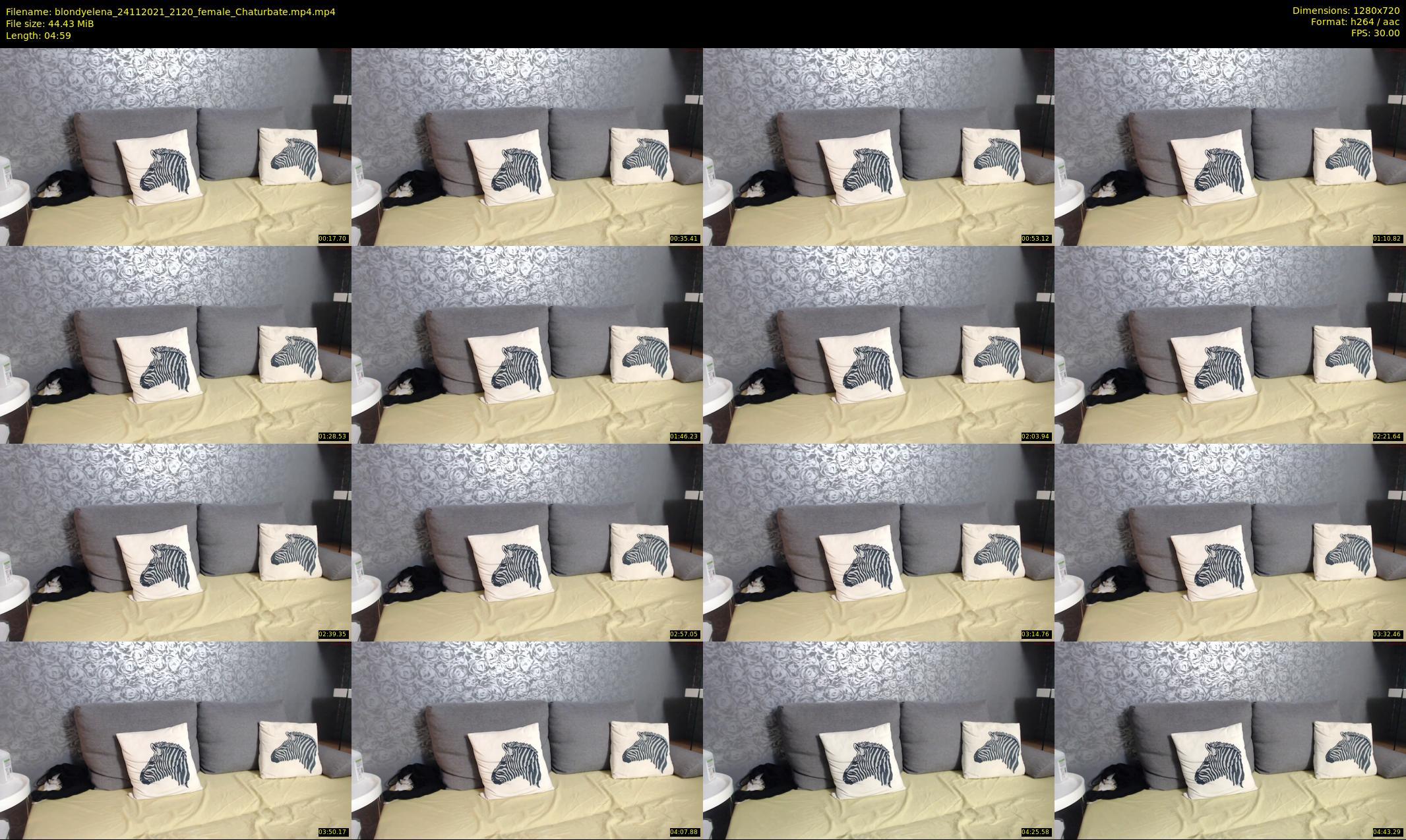 blondyelena — 5 minute Chaturbate female cam show recording, 720p, Nov 24, 2021