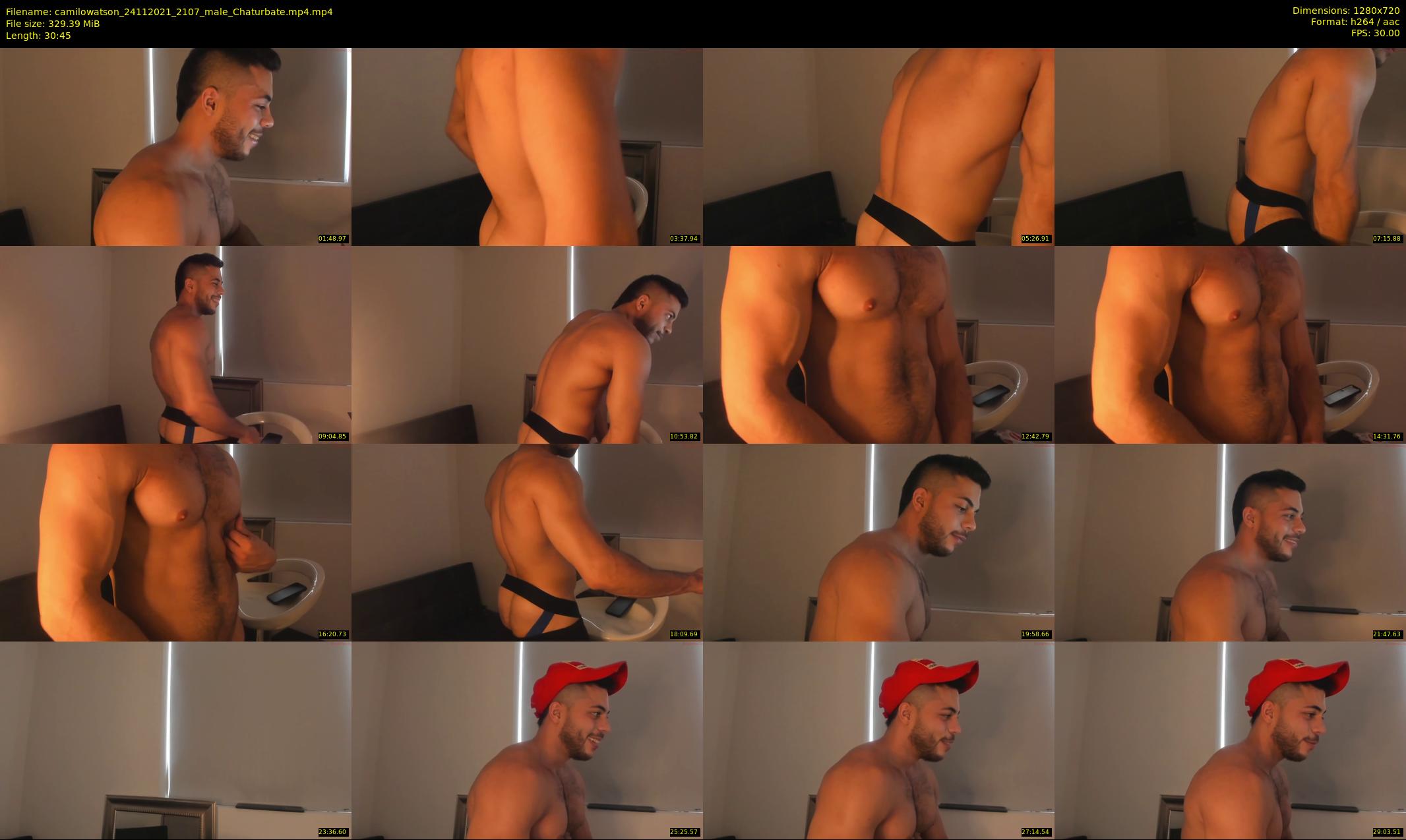 camilowatson — 31 minute Chaturbate male cam show recording, 720p, Nov 24, 2021