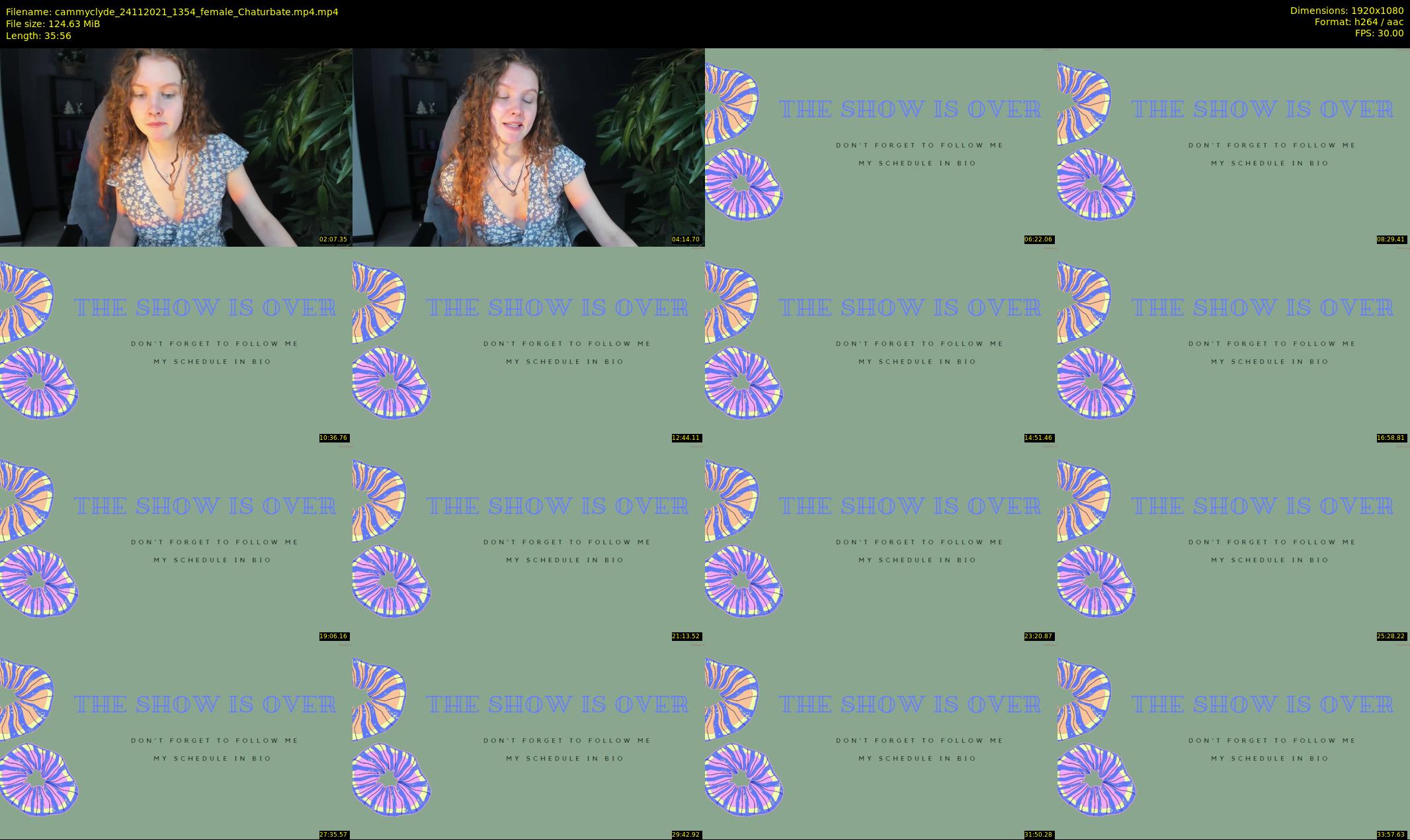 cammyclyde — 36 minute Chaturbate female cam show recording, 1080p, Nov 24, 2021