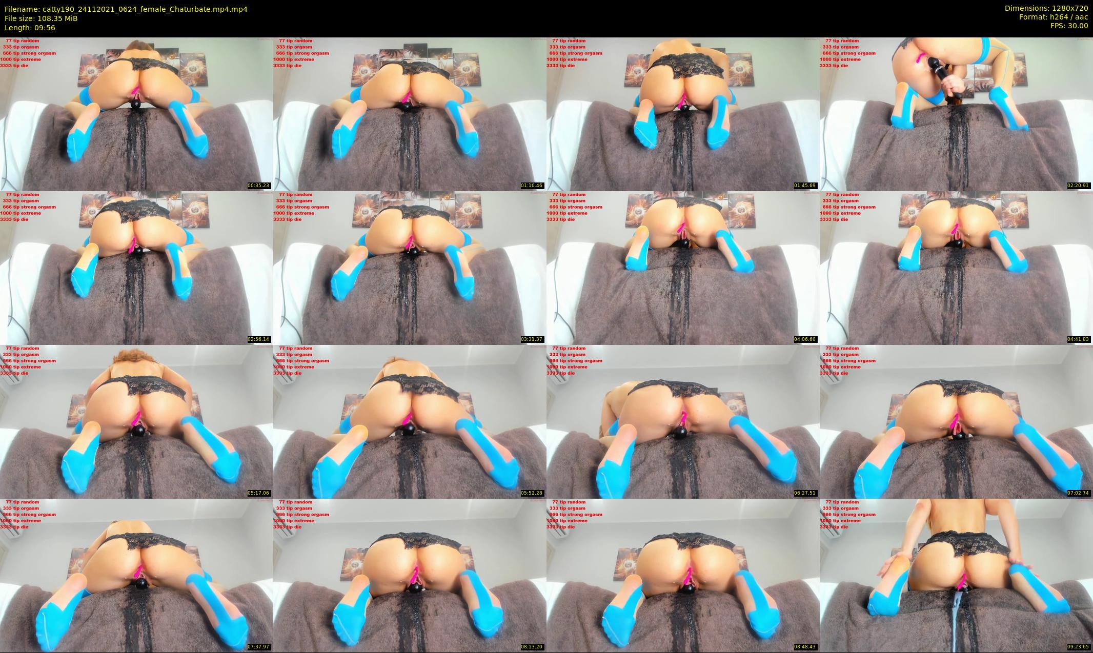 catty190 — 10 minute Chaturbate female cam show recording, 720p, Nov 24, 2021