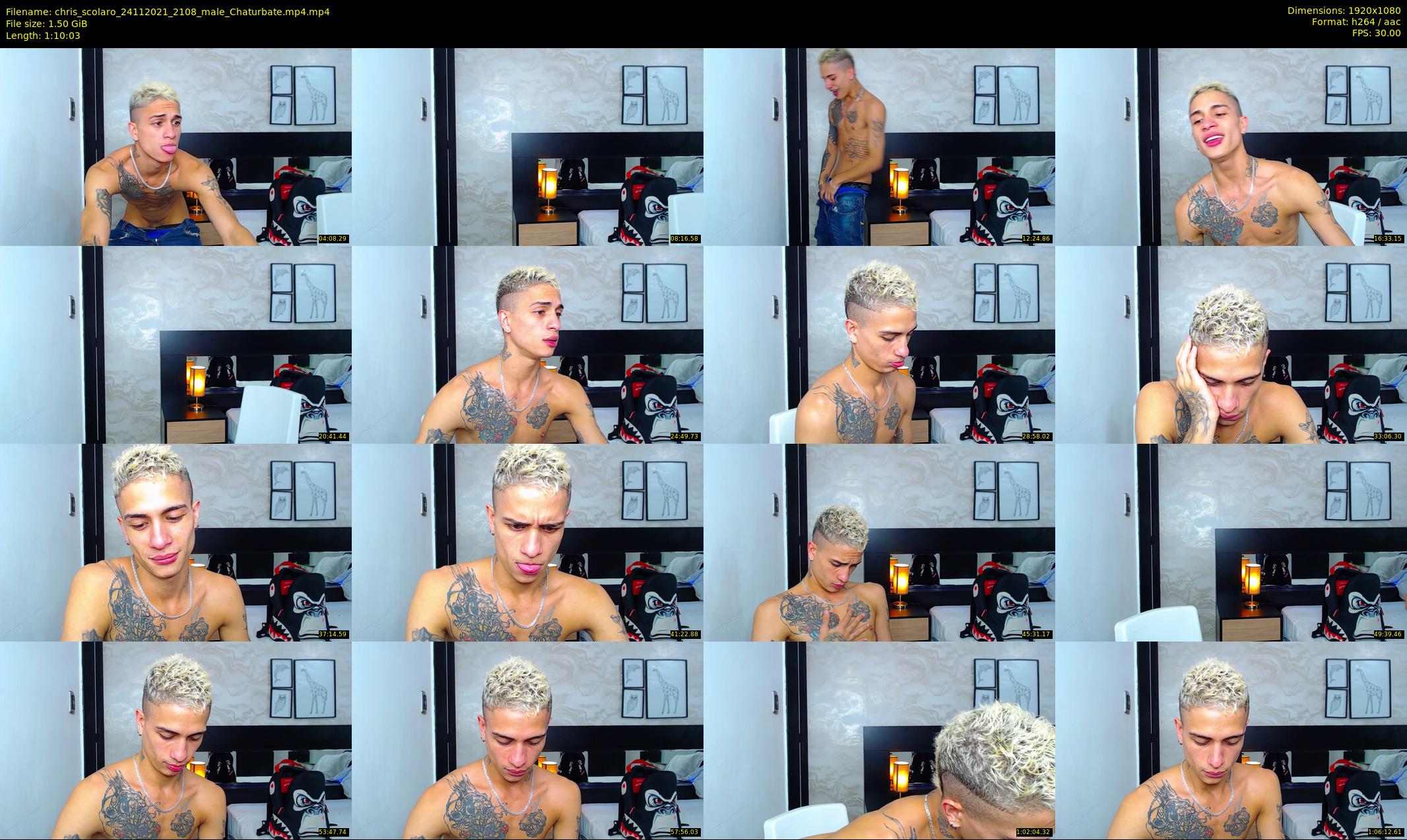 chris_scolaro — 71 minute Chaturbate male cam show recording, 1080p, Nov 24, 2021