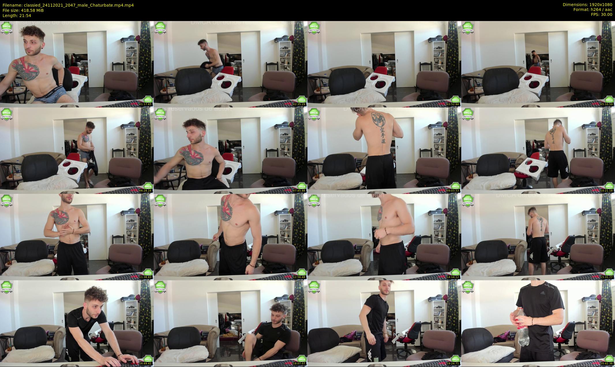 classied — 22 minute Chaturbate male cam show recording, 1080p, Nov 24, 2021