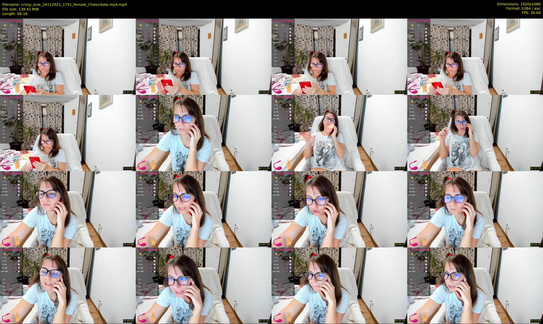 crissy_love — 7 minute Chaturbate female cam show recording, 1080p, Nov 24, 2021