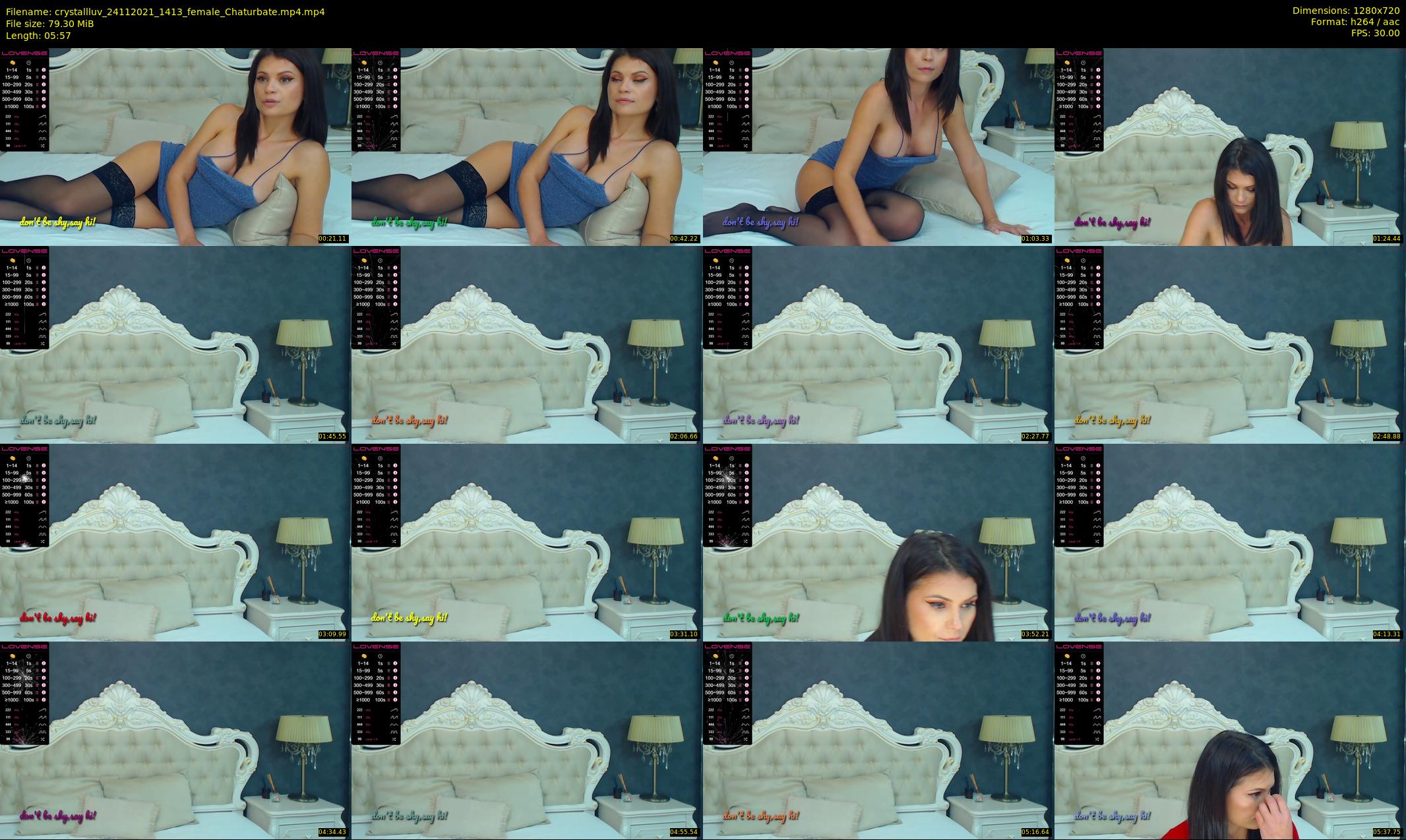 crystallluv — 6 minute Chaturbate female cam show recording, 720p, Nov 24, 2021