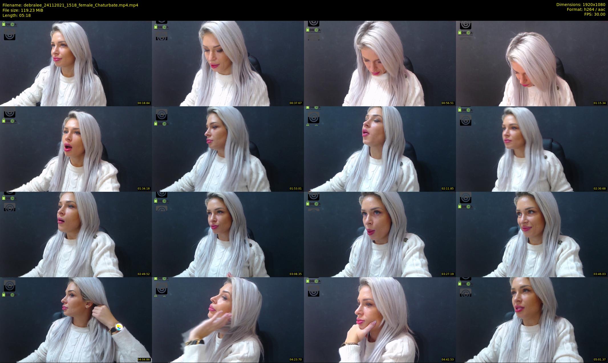 debralee — 6 minute Chaturbate female cam show recording, 1080p, Nov 24, 2021