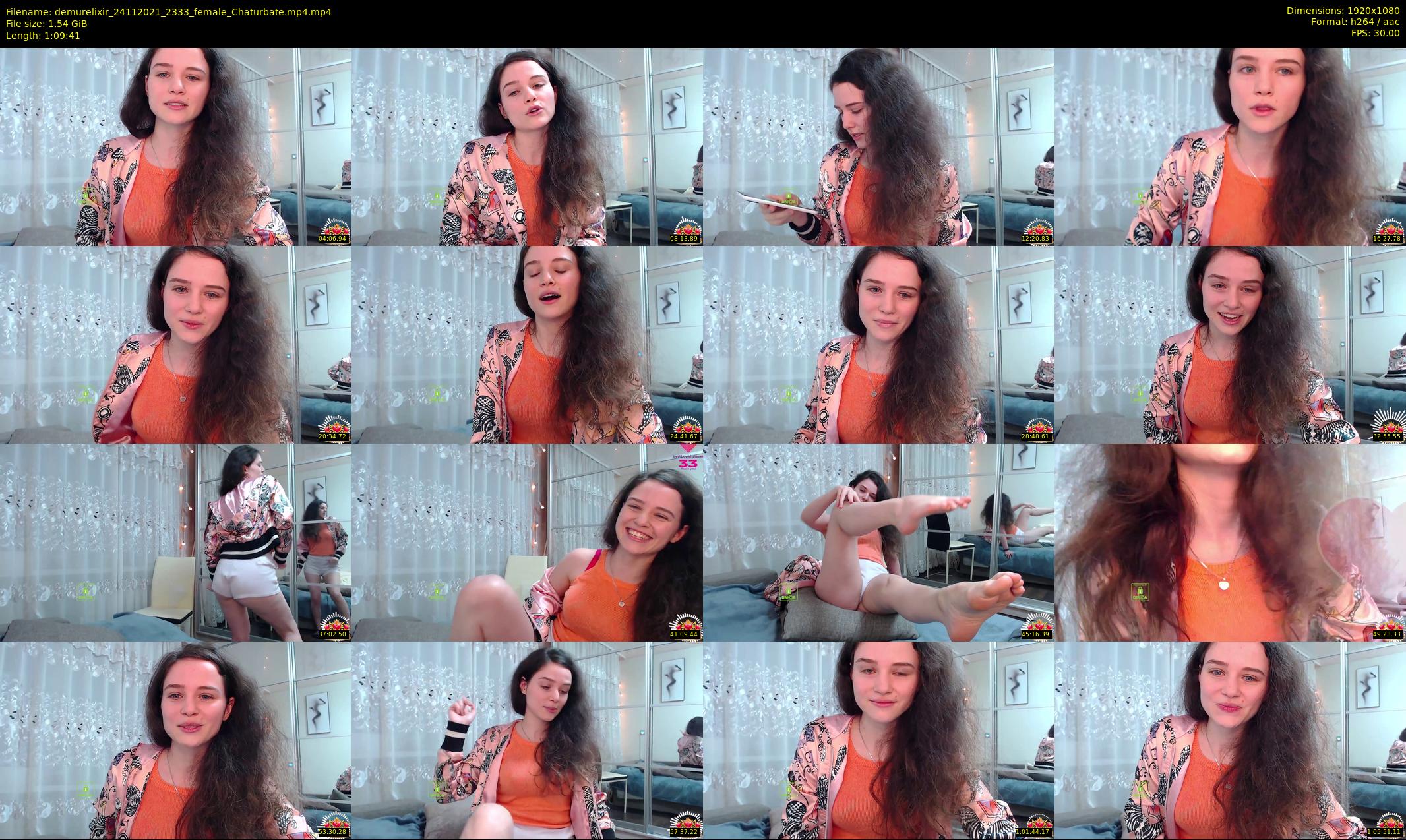 demurelixir — 70 minute Chaturbate female cam show recording, 1080p, Nov 24, 2021
