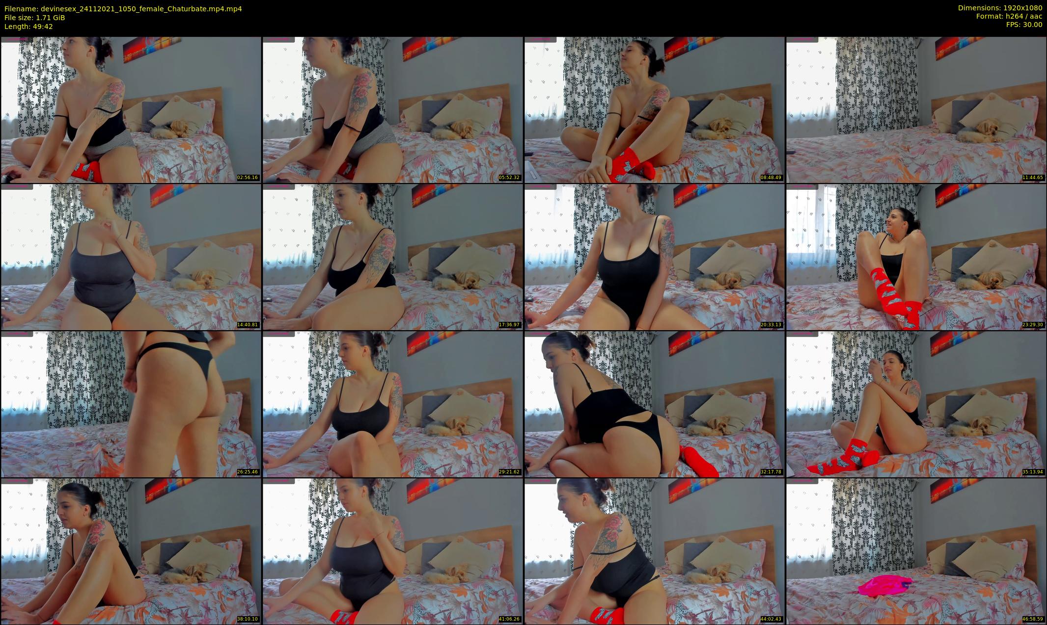 devinesex — 50 minute Chaturbate female cam show recording, 1080p, Nov 24, 2021
