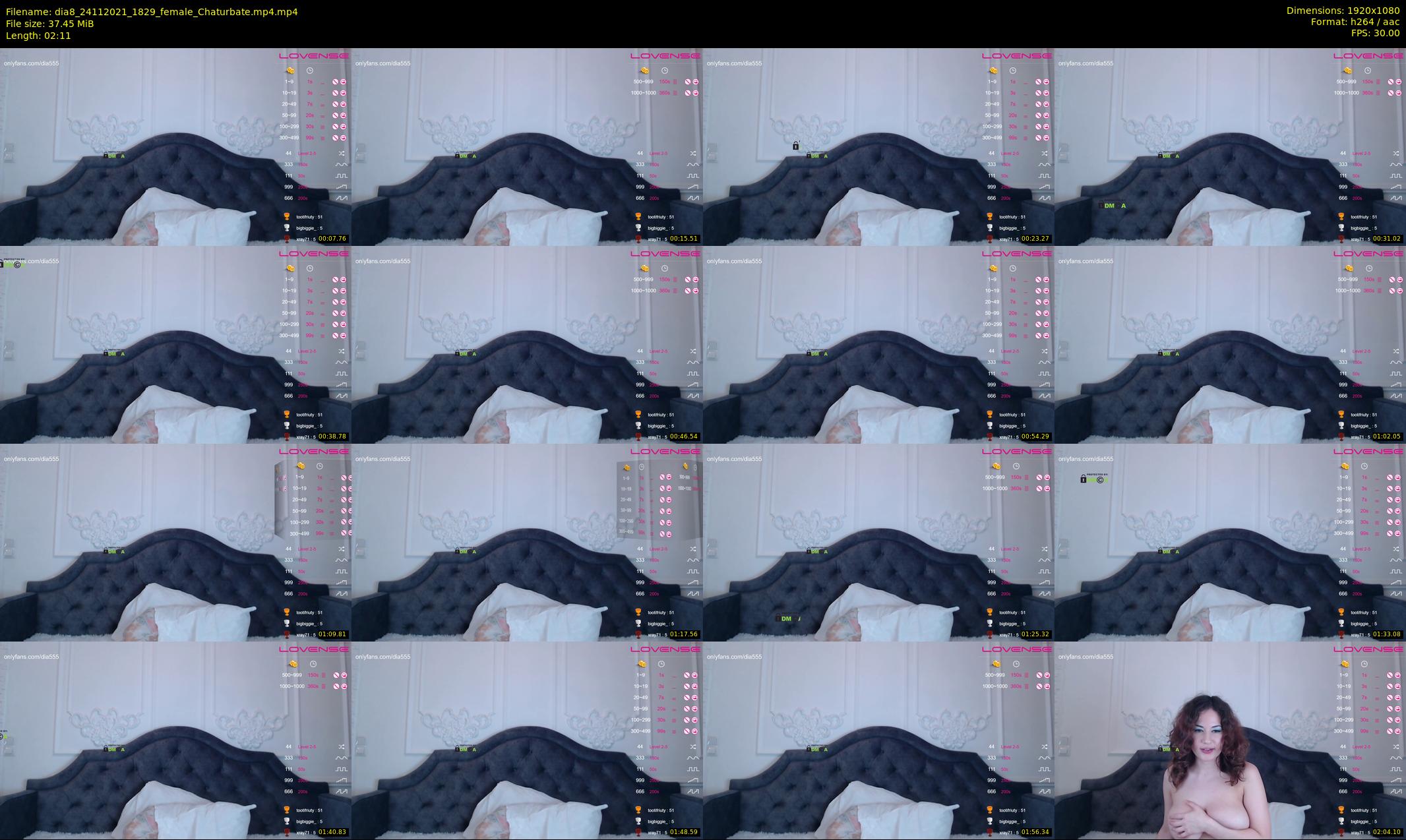 dia8 — 3 minute Chaturbate female cam show recording, 1080p, Nov 24, 2021