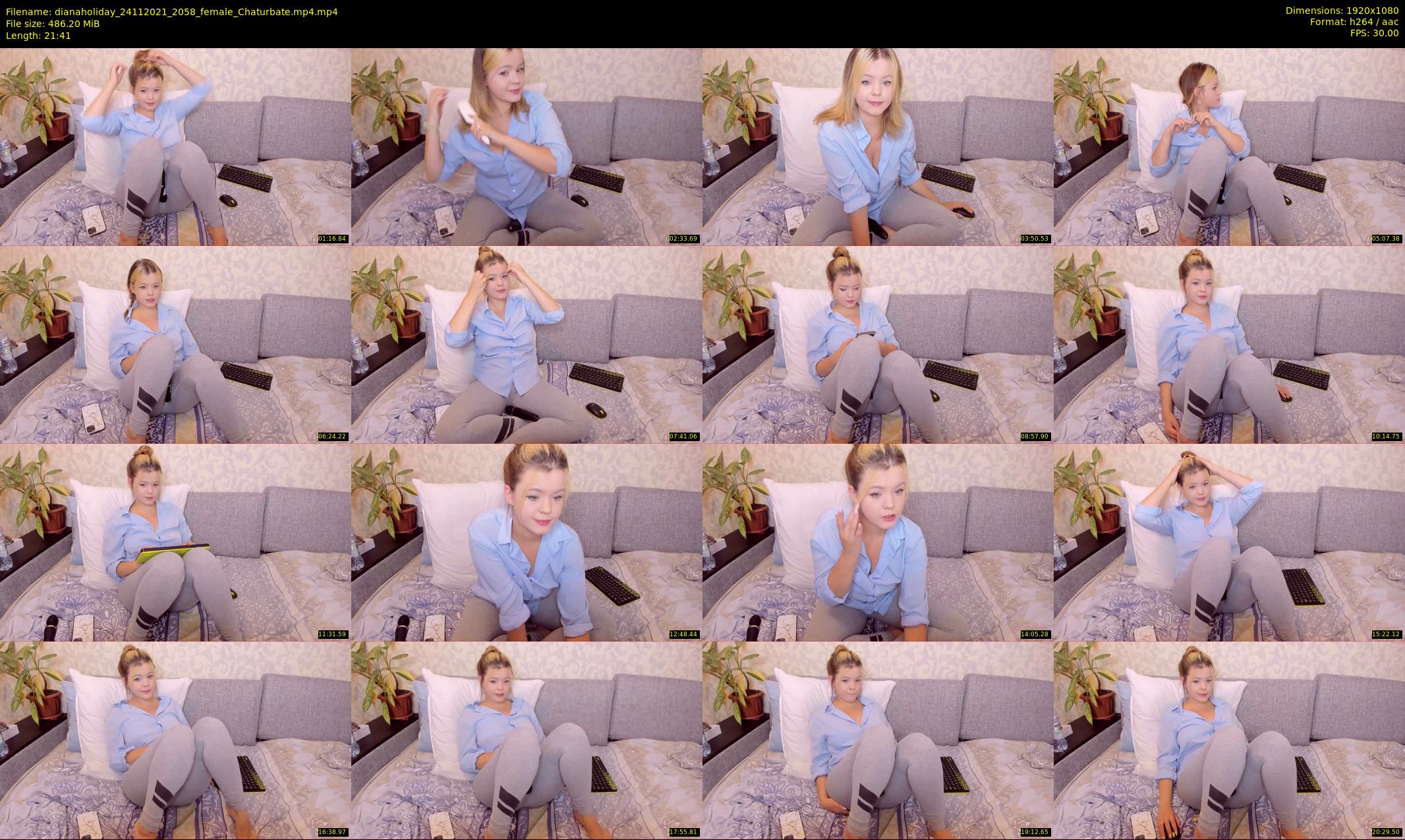 dianaholiday — 22 minute Chaturbate female cam show recording, 1080p, Nov 24, 2021