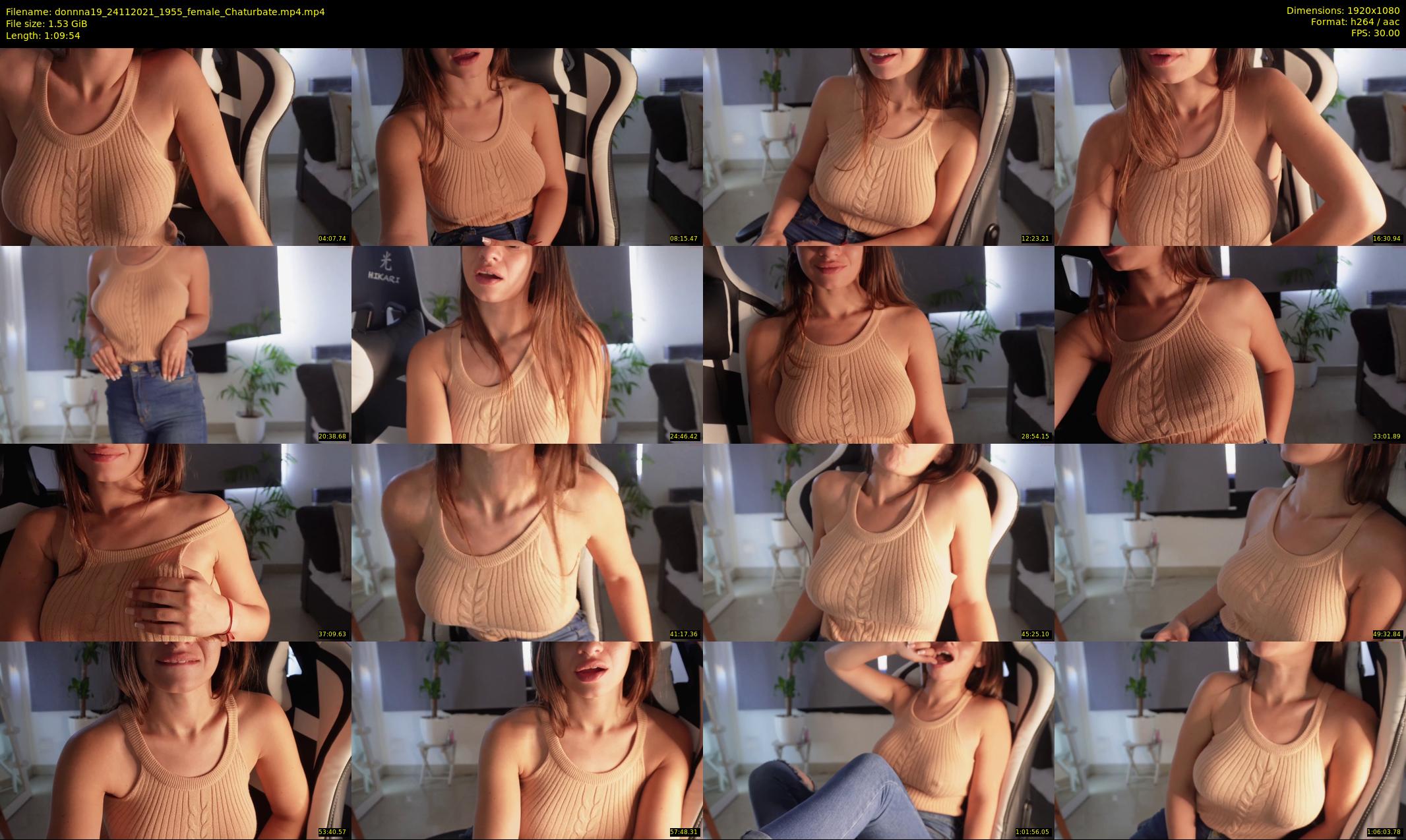 donnna19 — 70 minute Chaturbate female cam show recording, 1080p, Nov 24, 2021