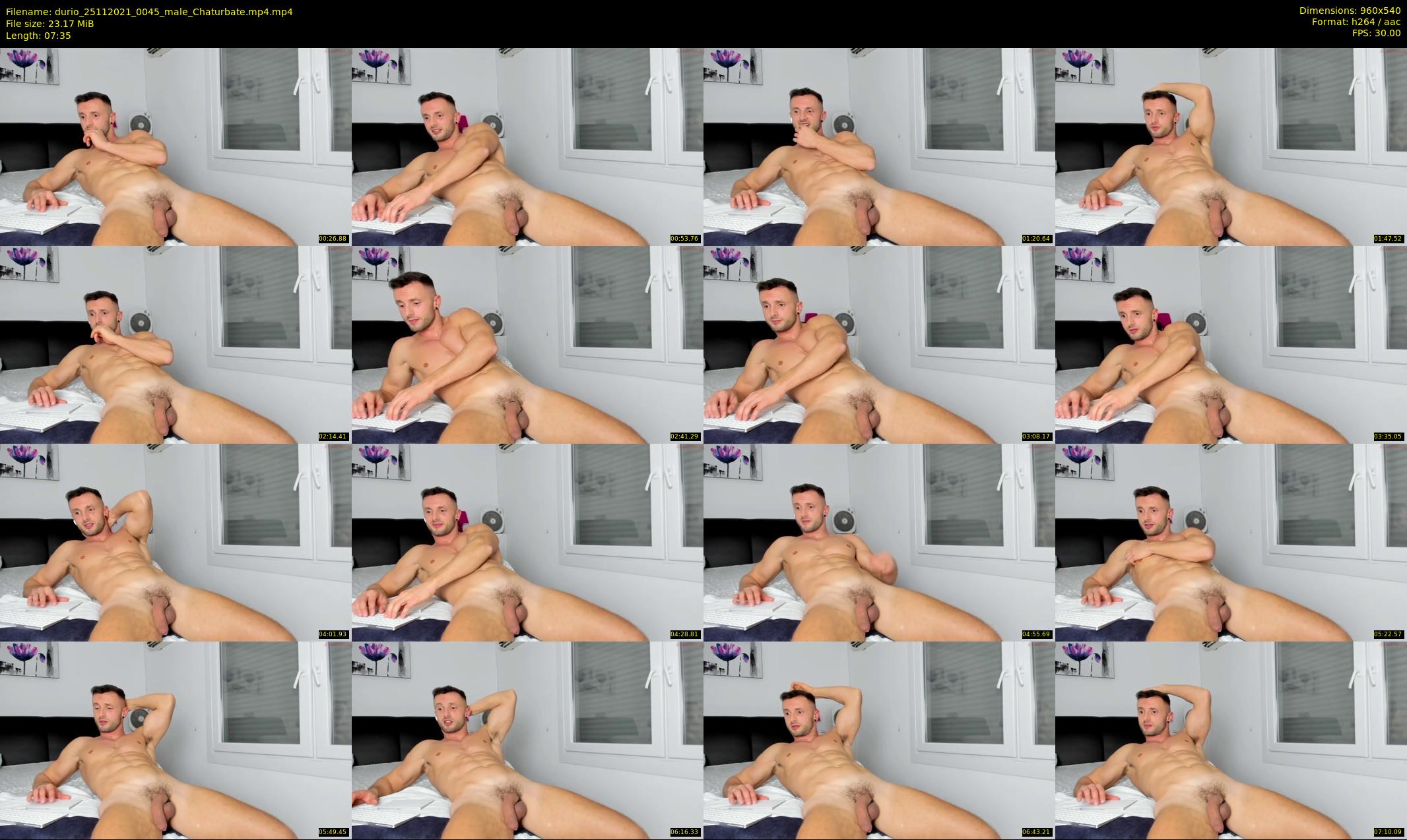 durio — 8 minute Chaturbate male cam show recording, 480p, Nov 25, 2021