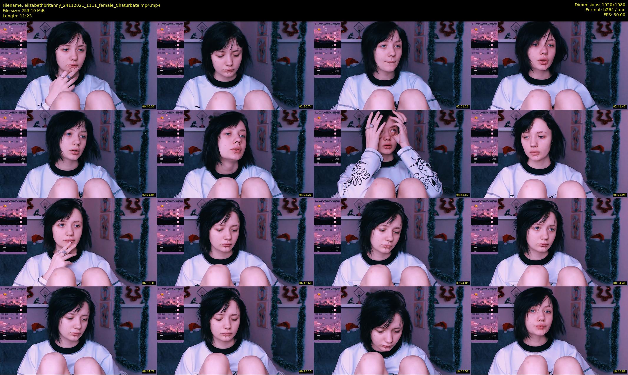 elizabethbritanny — 12 minute Chaturbate female cam show recording, 1080p, Nov 24, 2021
