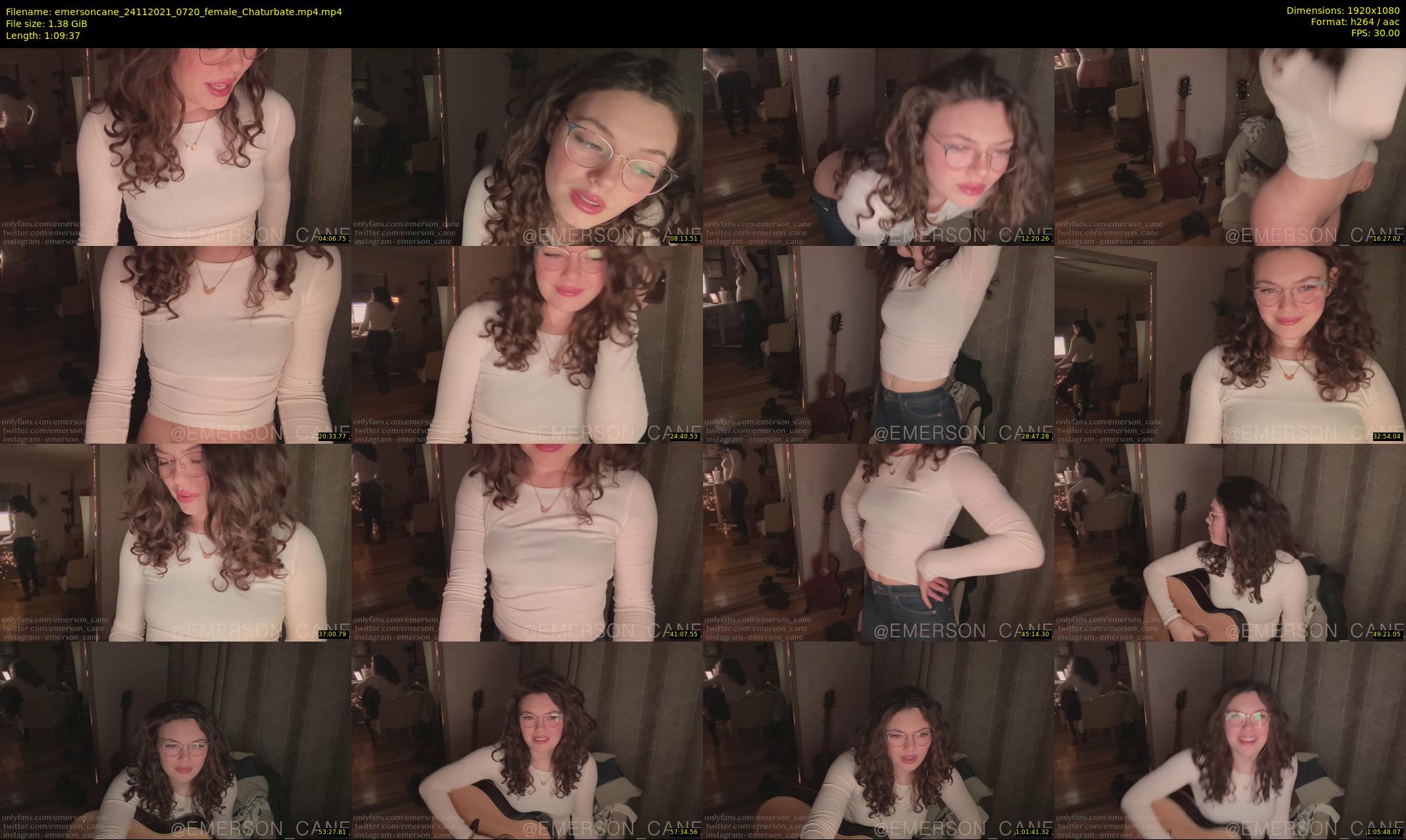 emersoncane — 70 minute Chaturbate female cam show recording, 1080p, Nov 24, 2021