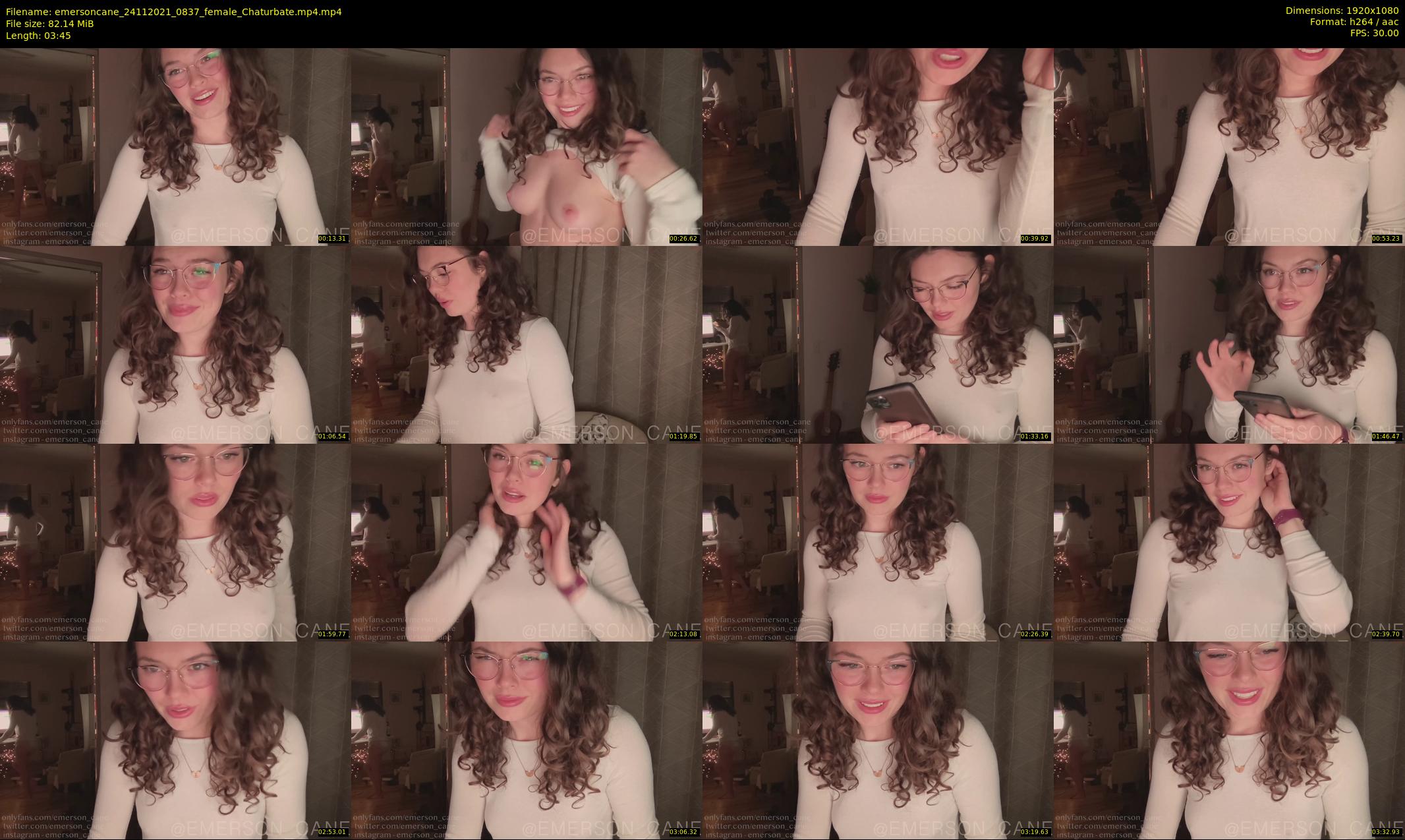 emersoncane — 4 minute Chaturbate female cam show recording, 1080p, Nov 24, 2021