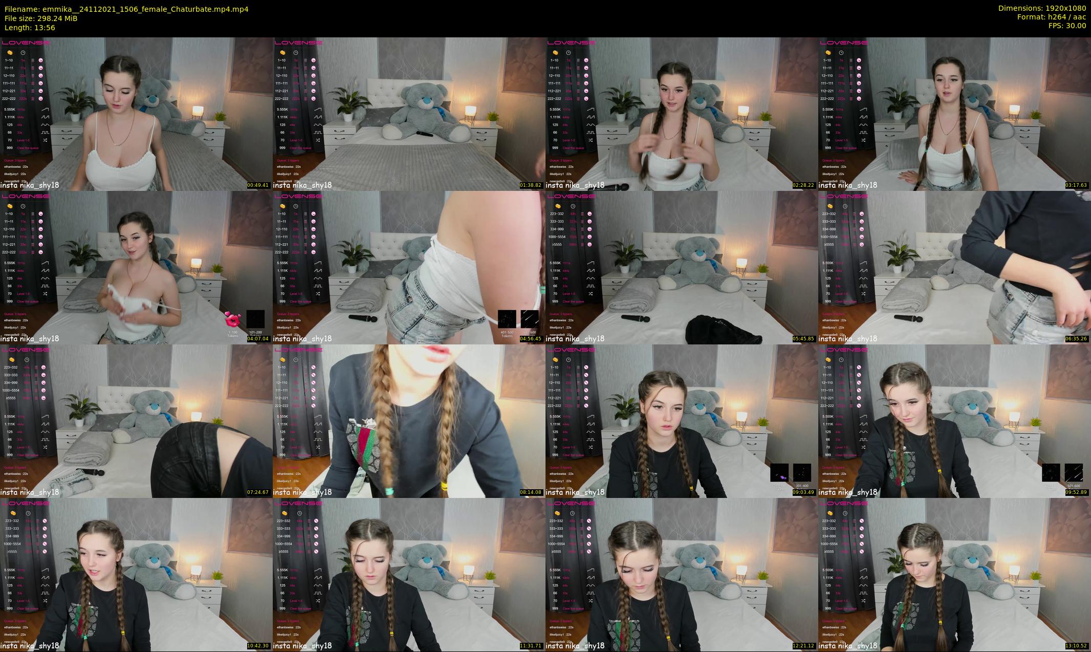 emmika_ — 14 minute Chaturbate female cam show recording, 1080p, Nov 24, 2021