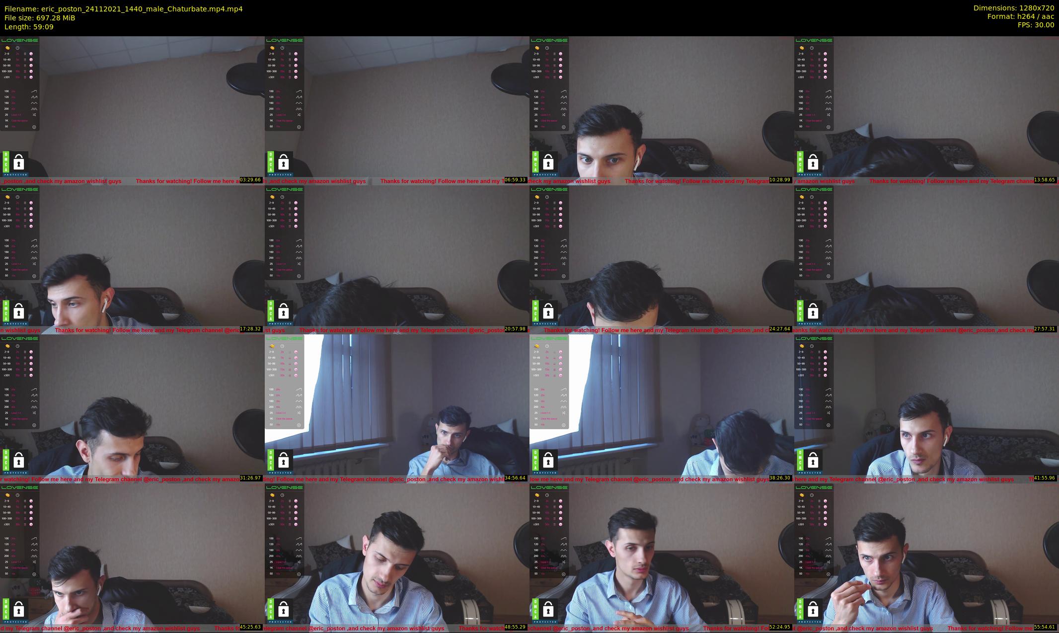 eric_poston — 60 minute Chaturbate male cam show recording, 720p, Nov 24, 2021