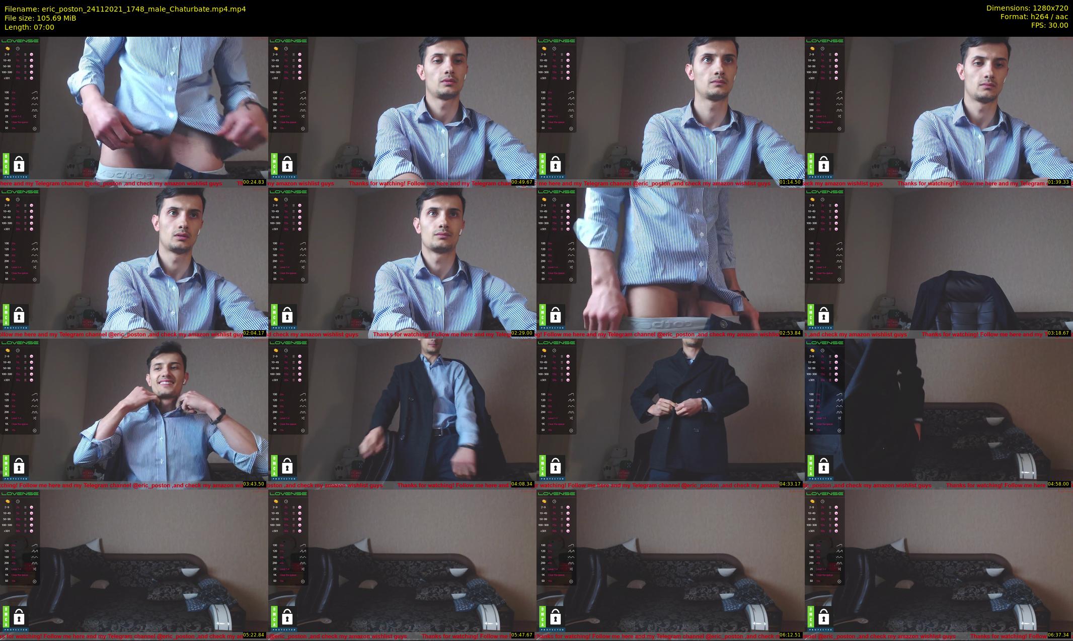eric_poston — 7 minute Chaturbate male cam show recording, 720p, Nov 24, 2021
