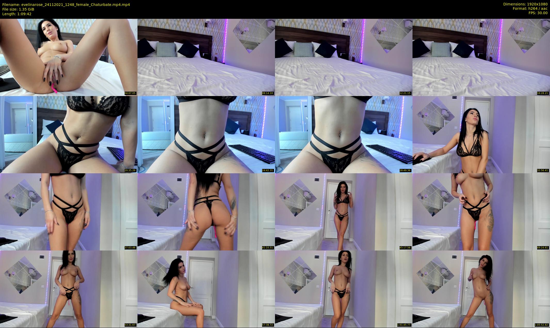 evelinarose — 70 minute Chaturbate female cam show recording, 1080p, Nov 24, 2021