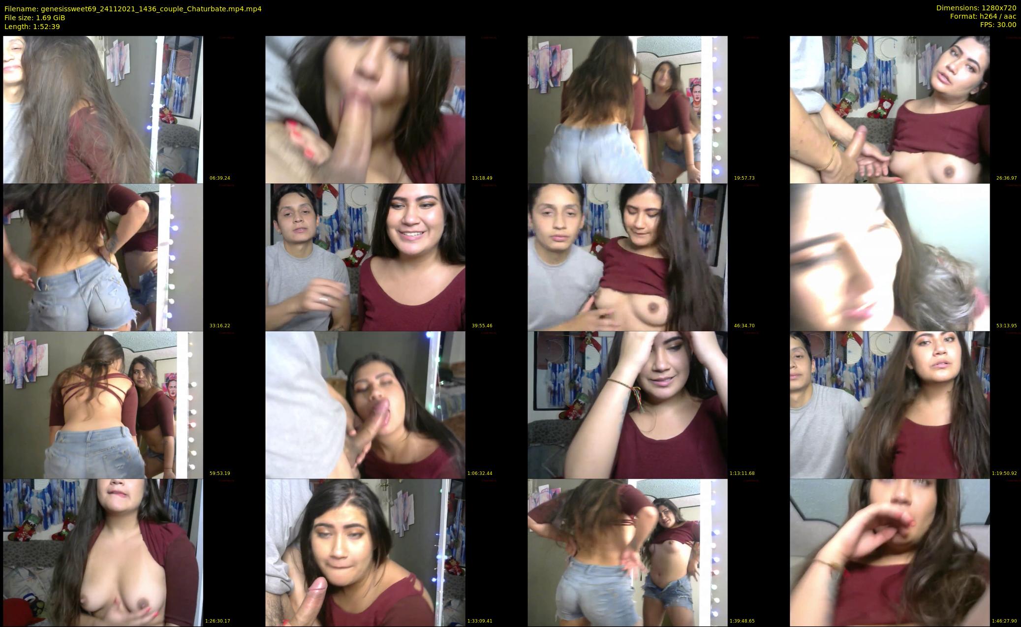 genesissweet69 — 113 minute Chaturbate couple cam show recording, 720p, Nov 24, 2021