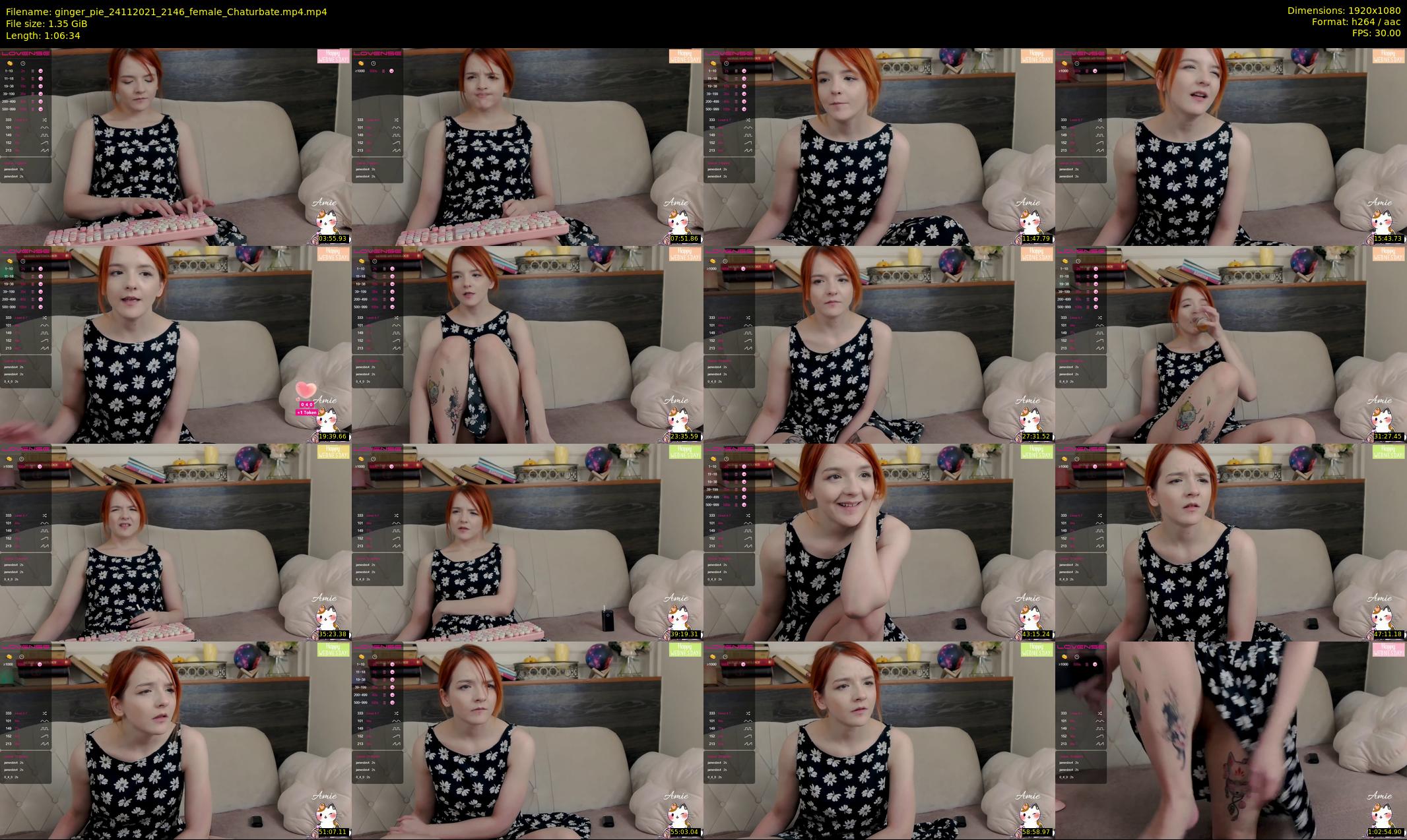 ginger_pie — 67 minute Chaturbate female cam show recording, 1080p, Nov 24, 2021