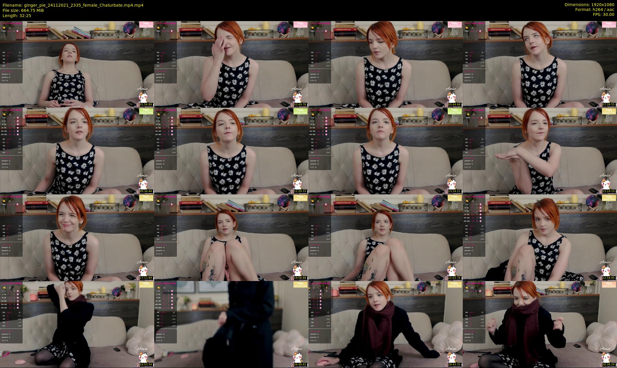 ginger_pie — 33 minute Chaturbate female cam show recording, 1080p, Nov 24, 2021