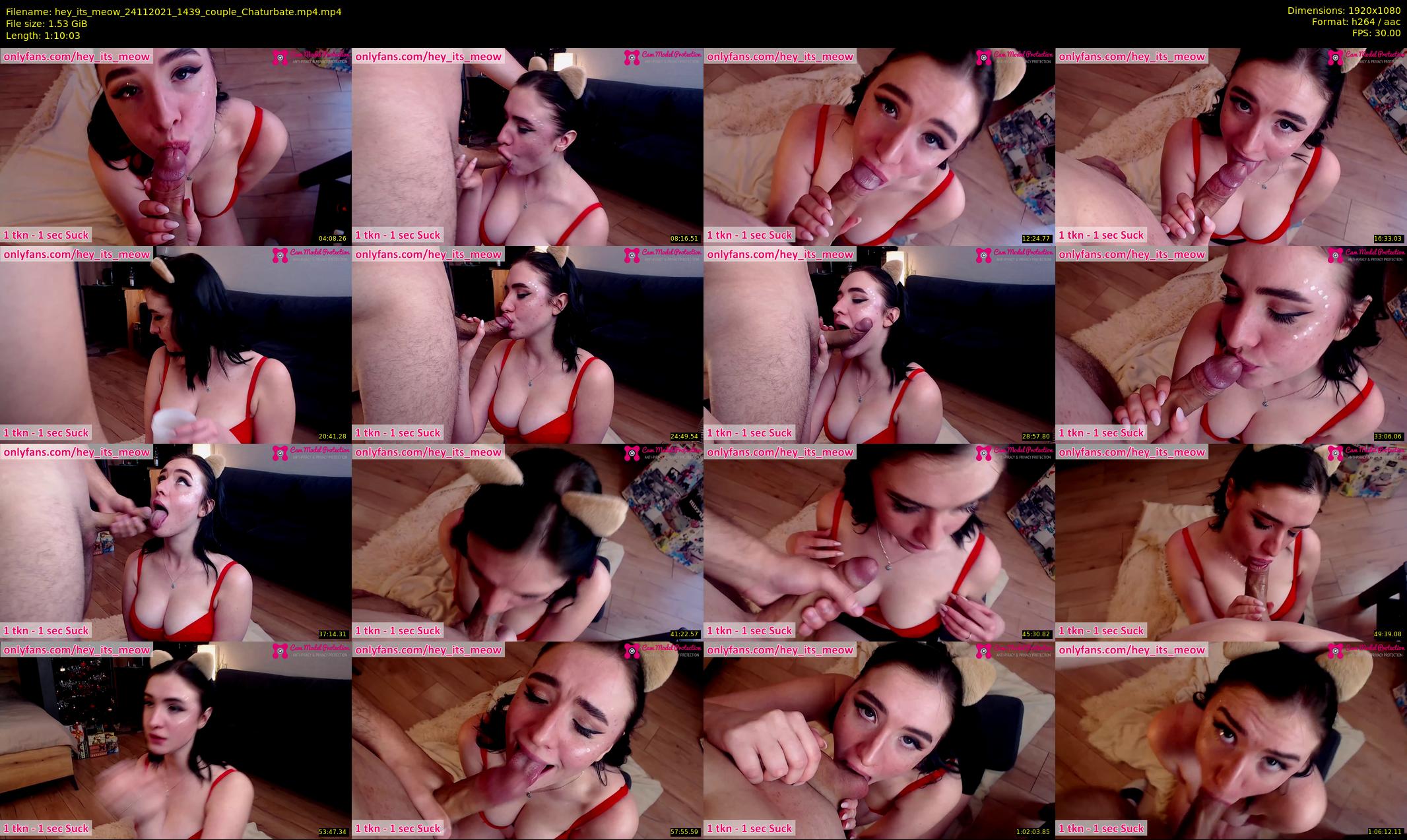 hey_its_meow — 71 minute Chaturbate couple cam show recording, 1080p, Nov 24, 2021