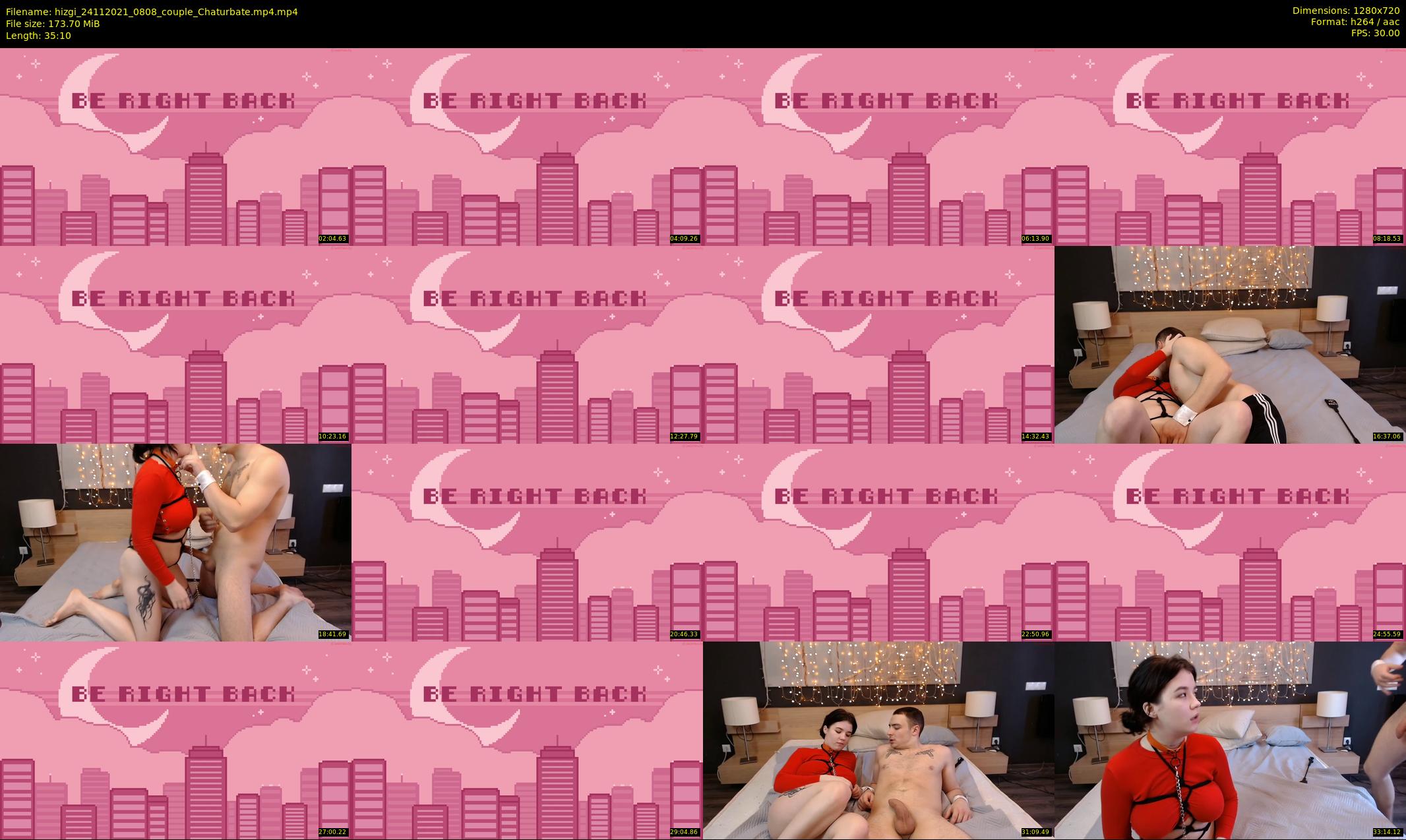 hizgi — 36 minute Chaturbate couple cam show recording, 720p, Nov 24, 2021