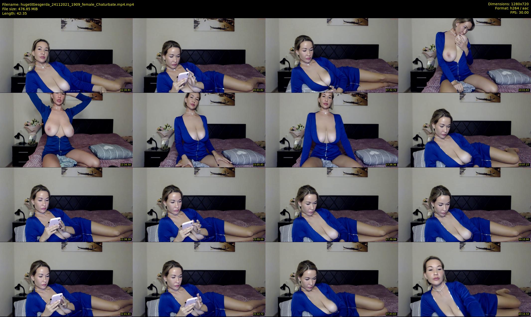 hugetittiesgerda — 43 minute Chaturbate female cam show recording, 720p, Nov 24, 2021