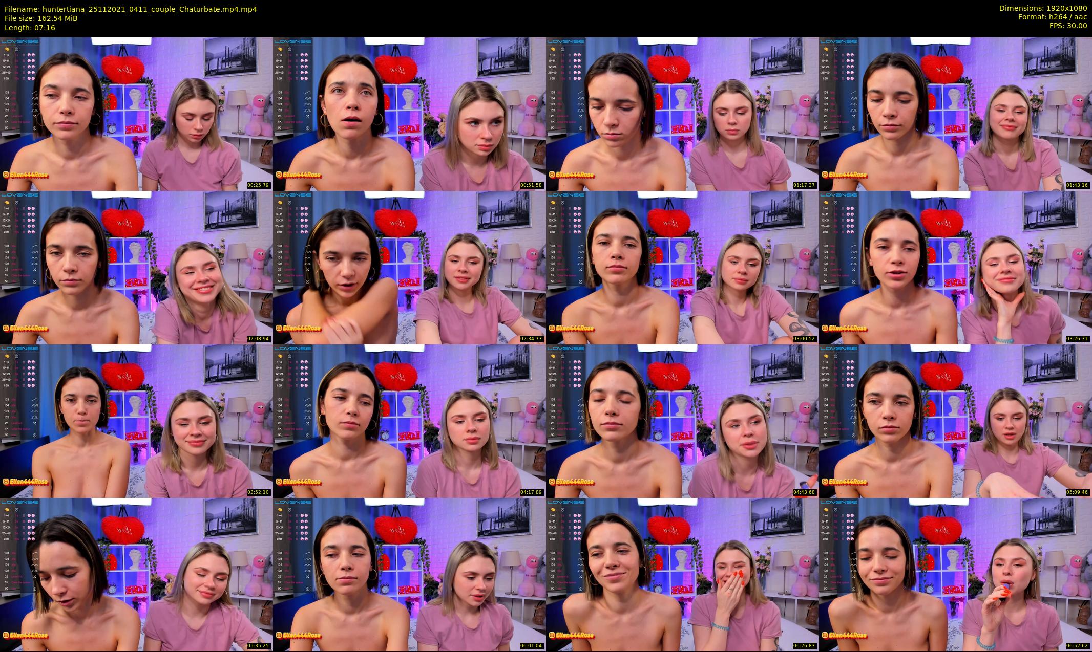 huntertiana — 8 minute Chaturbate female cam show recording, 1080p, Nov 25, 2021