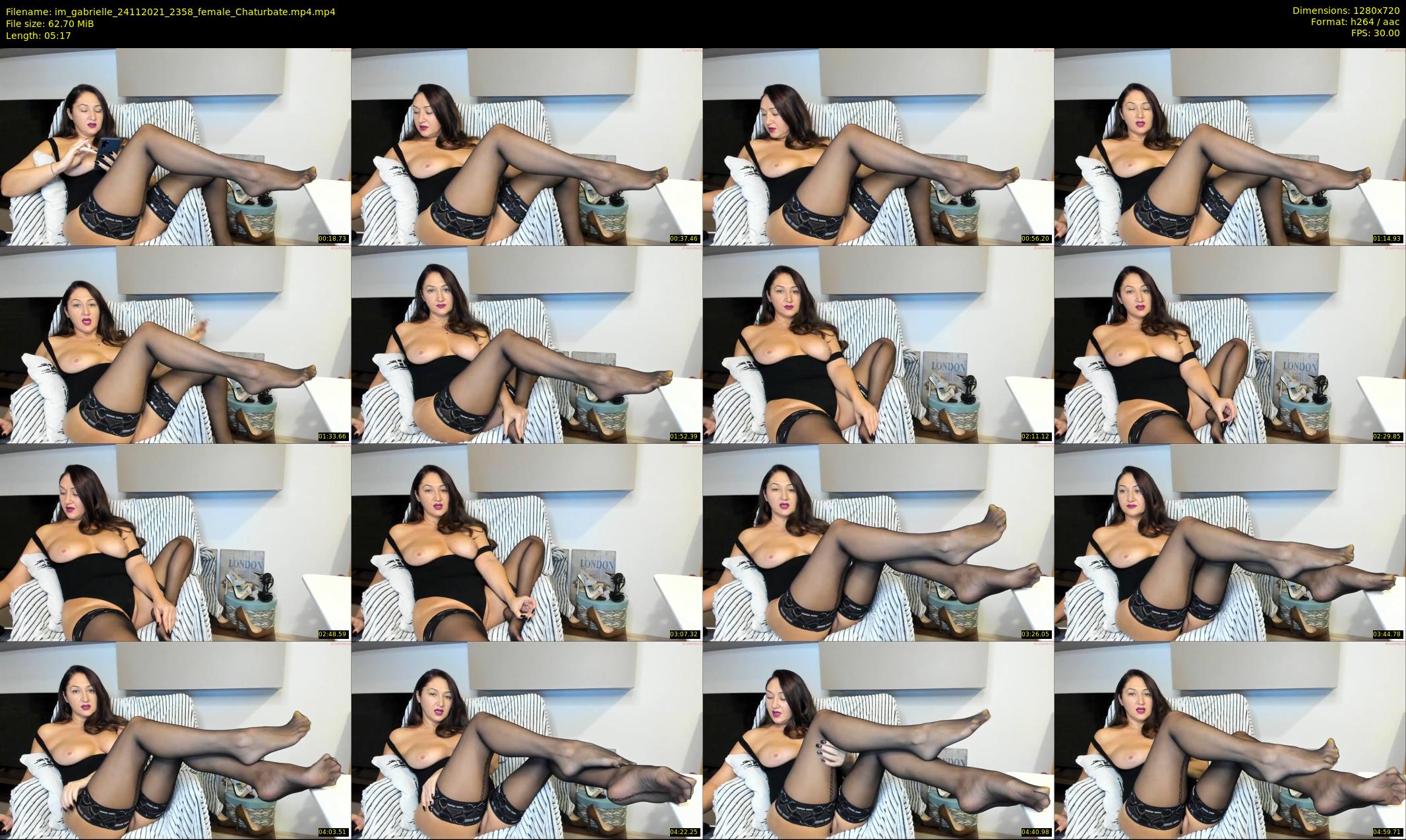 im_gabrielle — 6 minute Chaturbate female cam show recording, 720p, Nov 24, 2021