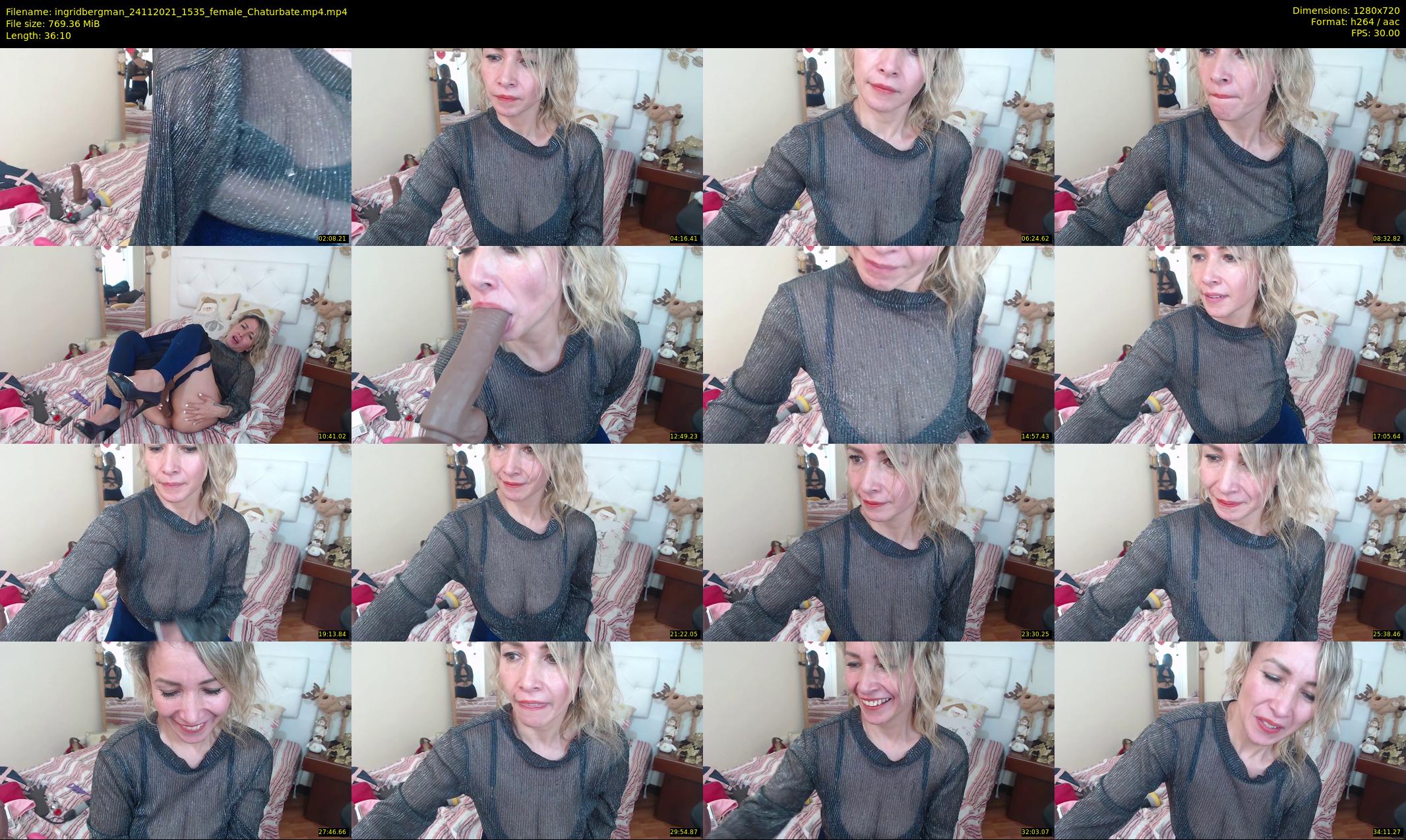ingridbergman — 37 minute Chaturbate female cam show recording, 720p, Nov 24, 2021