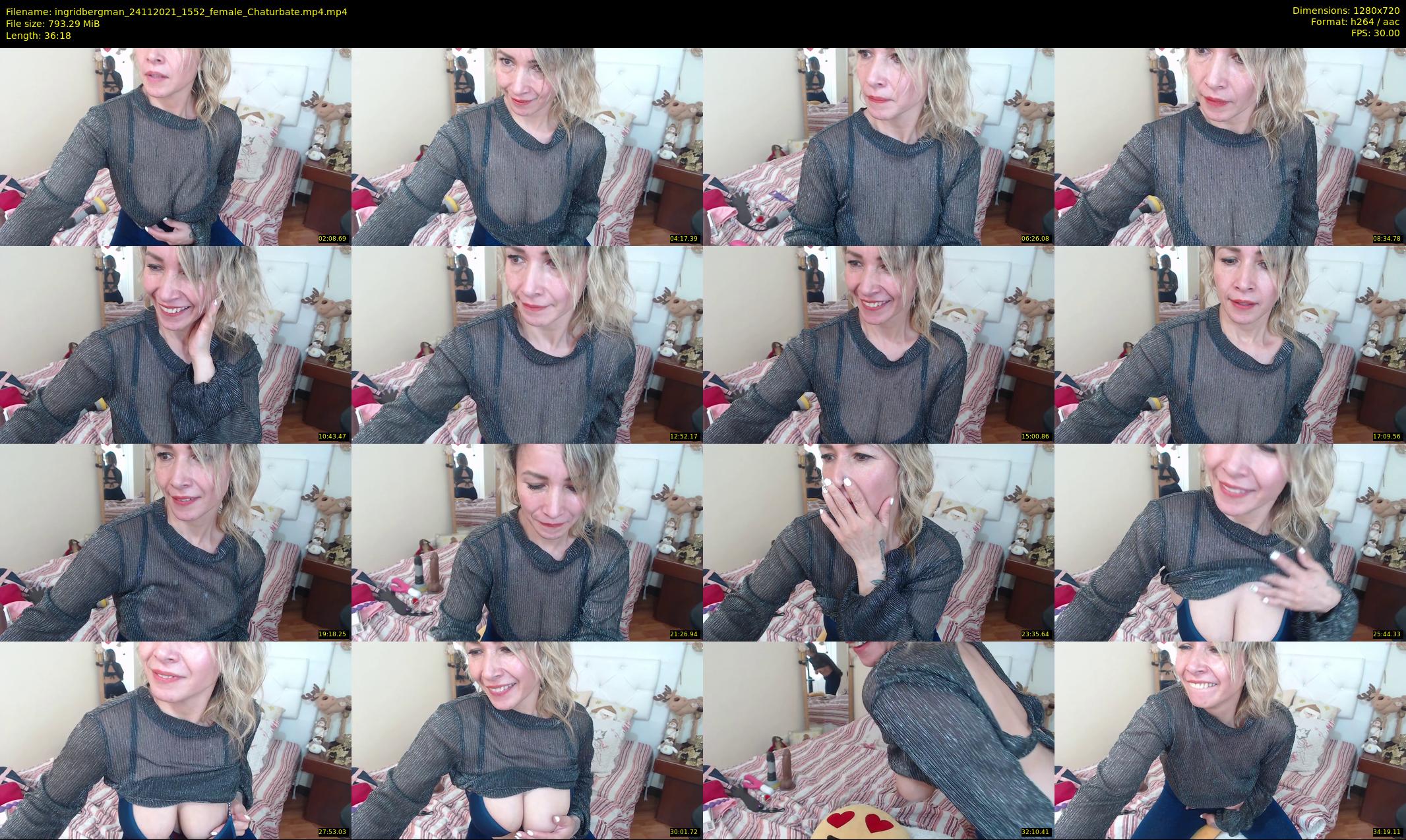 ingridbergman — 37 minute Chaturbate female cam show recording, 720p, Nov 24, 2021