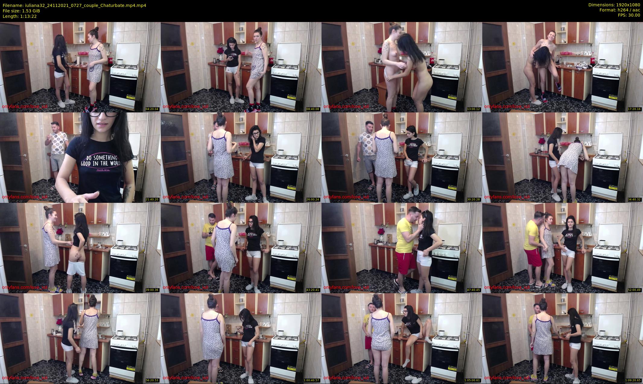 iuliana32 — 74 minute Chaturbate couple cam show recording, 1080p, Nov 24, 2021