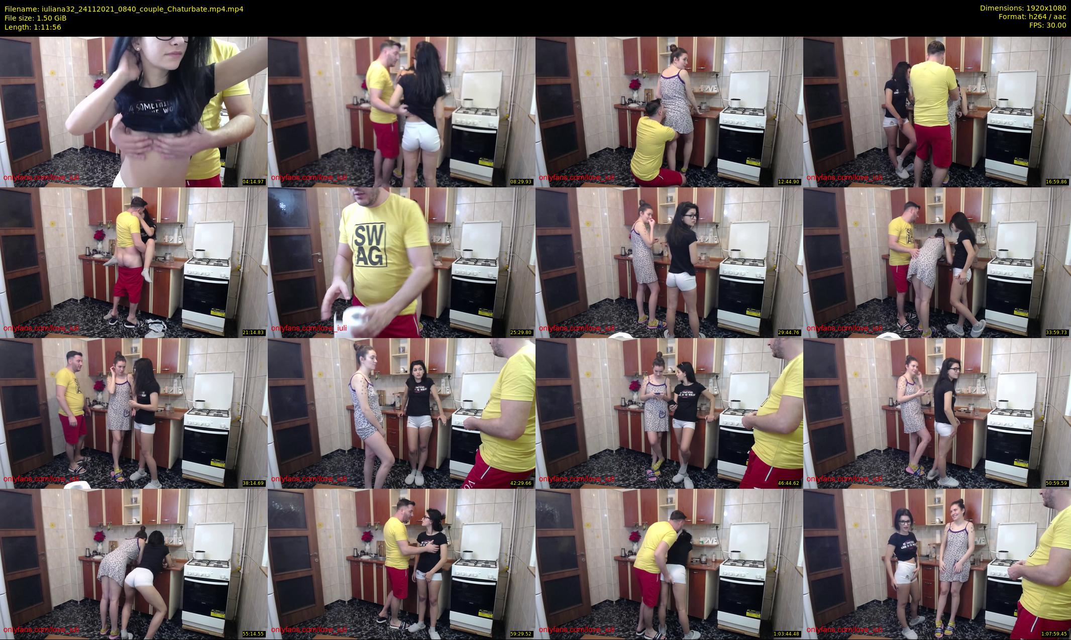 iuliana32 — 72 minute Chaturbate couple cam show recording, 1080p, Nov 24, 2021