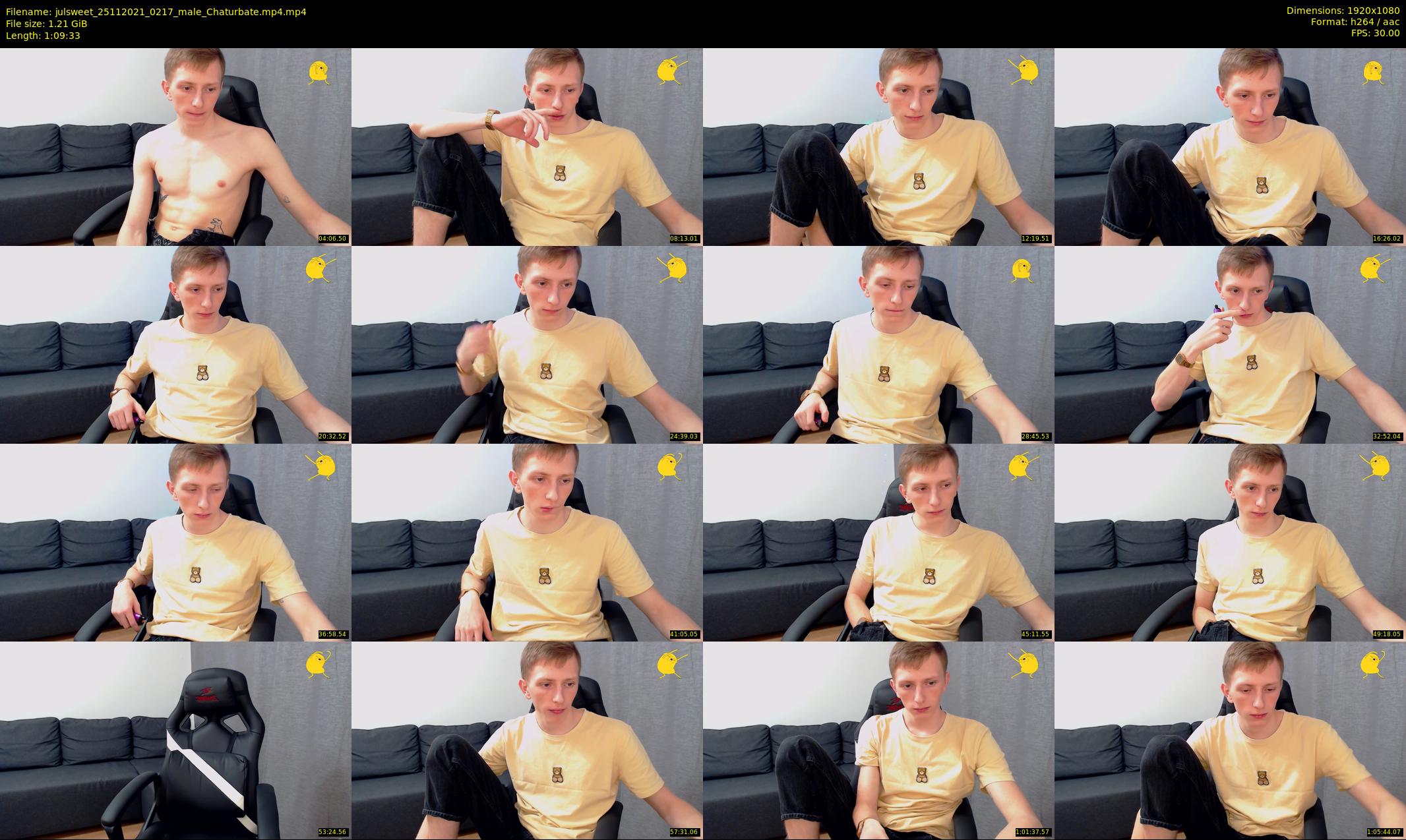 julsweet — 70 minute Chaturbate male cam show recording, 1080p, Nov 25, 2021