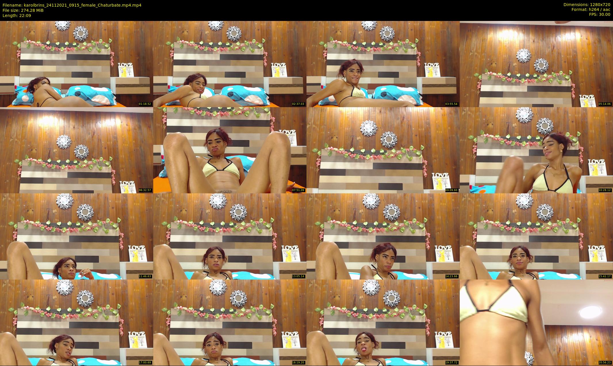 karolbrins — 23 minute Chaturbate female cam show recording, 720p, Nov 24, 2021